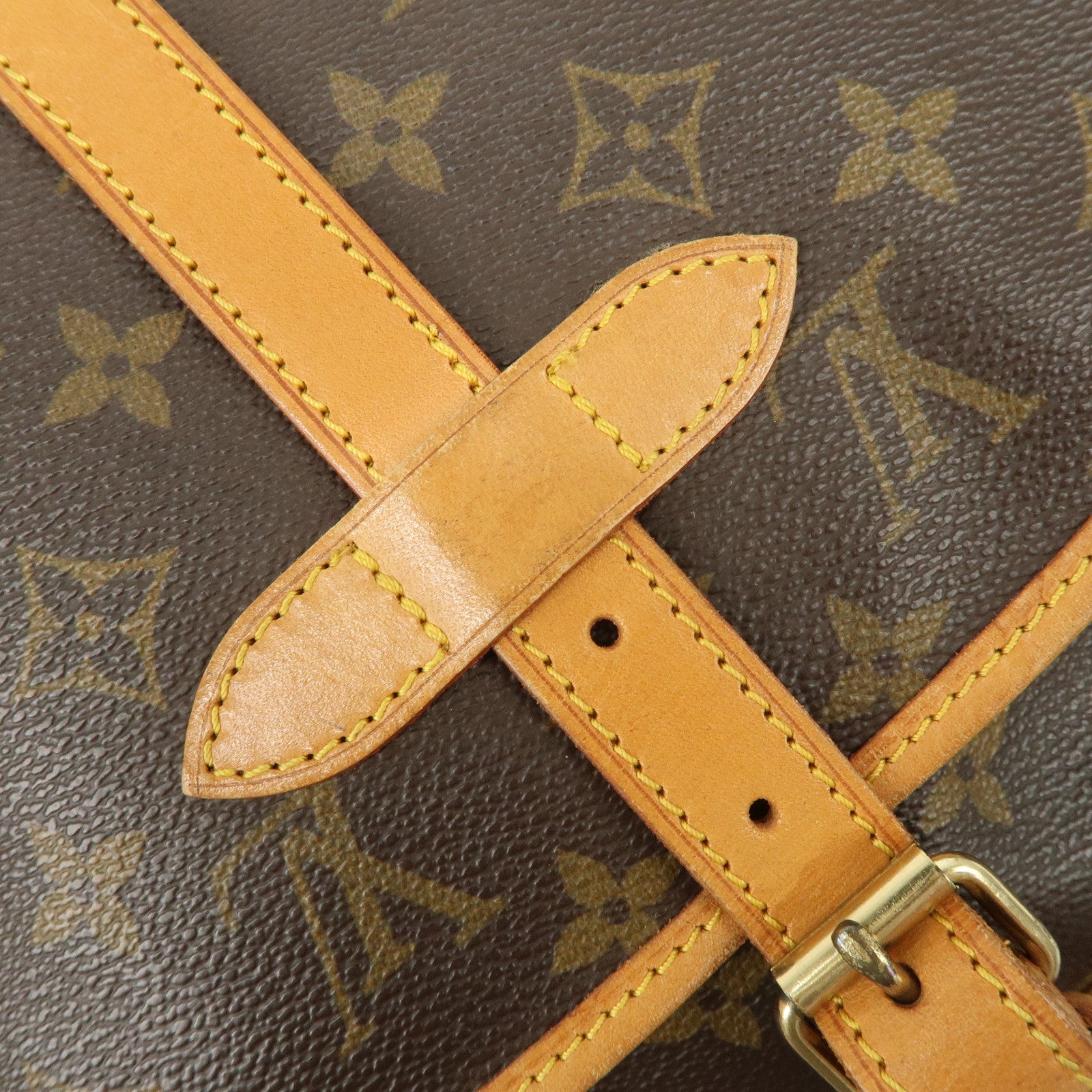 Louis Vuitton Monogram Saumur 30 Shoulder Bag Brown M42256
