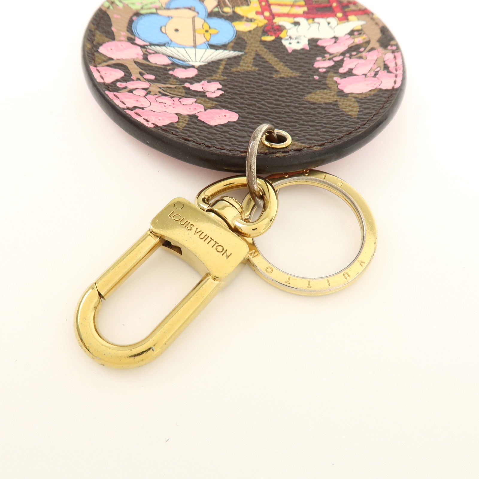 Louis Vuitton Monogram Porte Cles Illustre Charm Multicolor M00499 Used