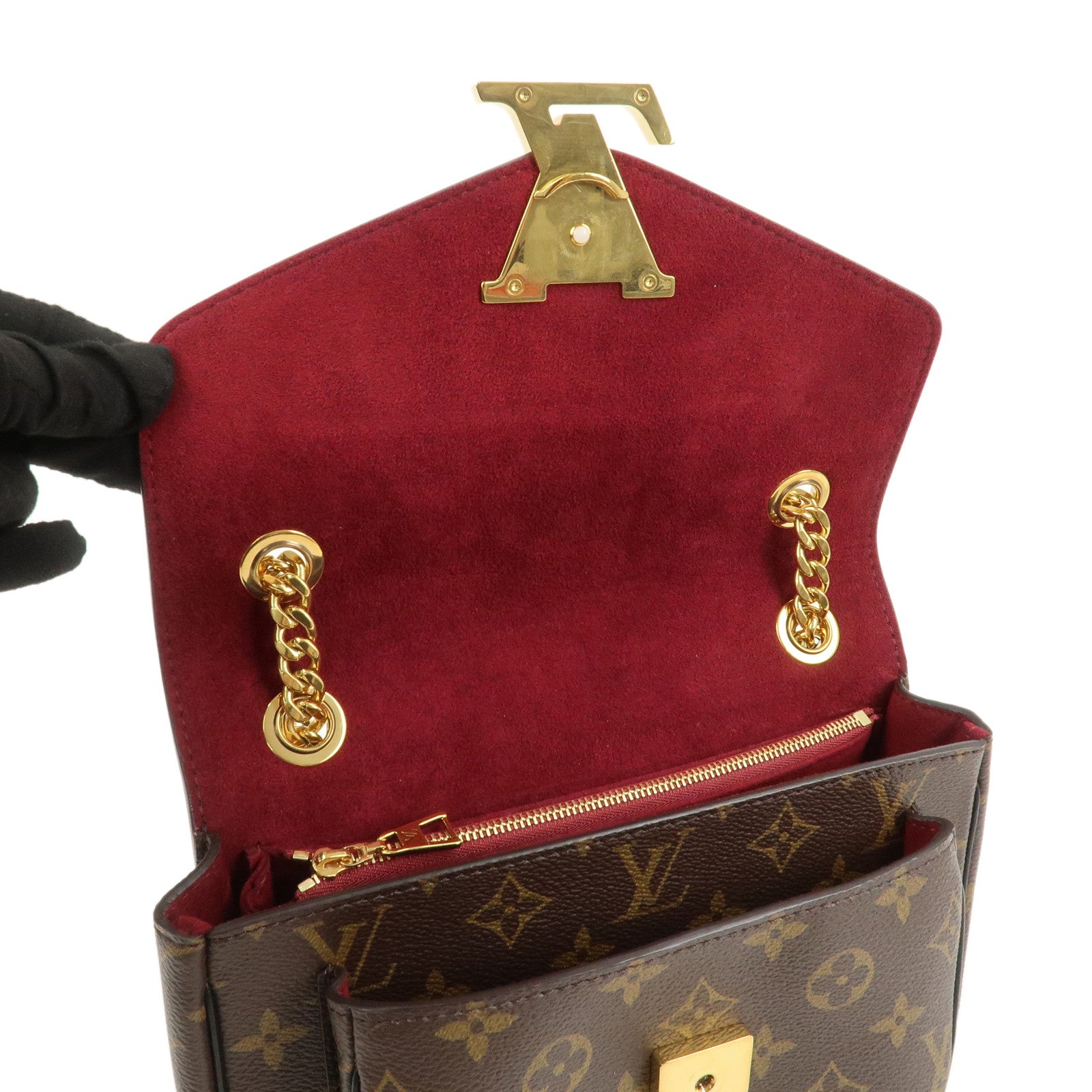 Louis Vuitton Monogram Passy Crossbody Chain Shoulder Bag M45592