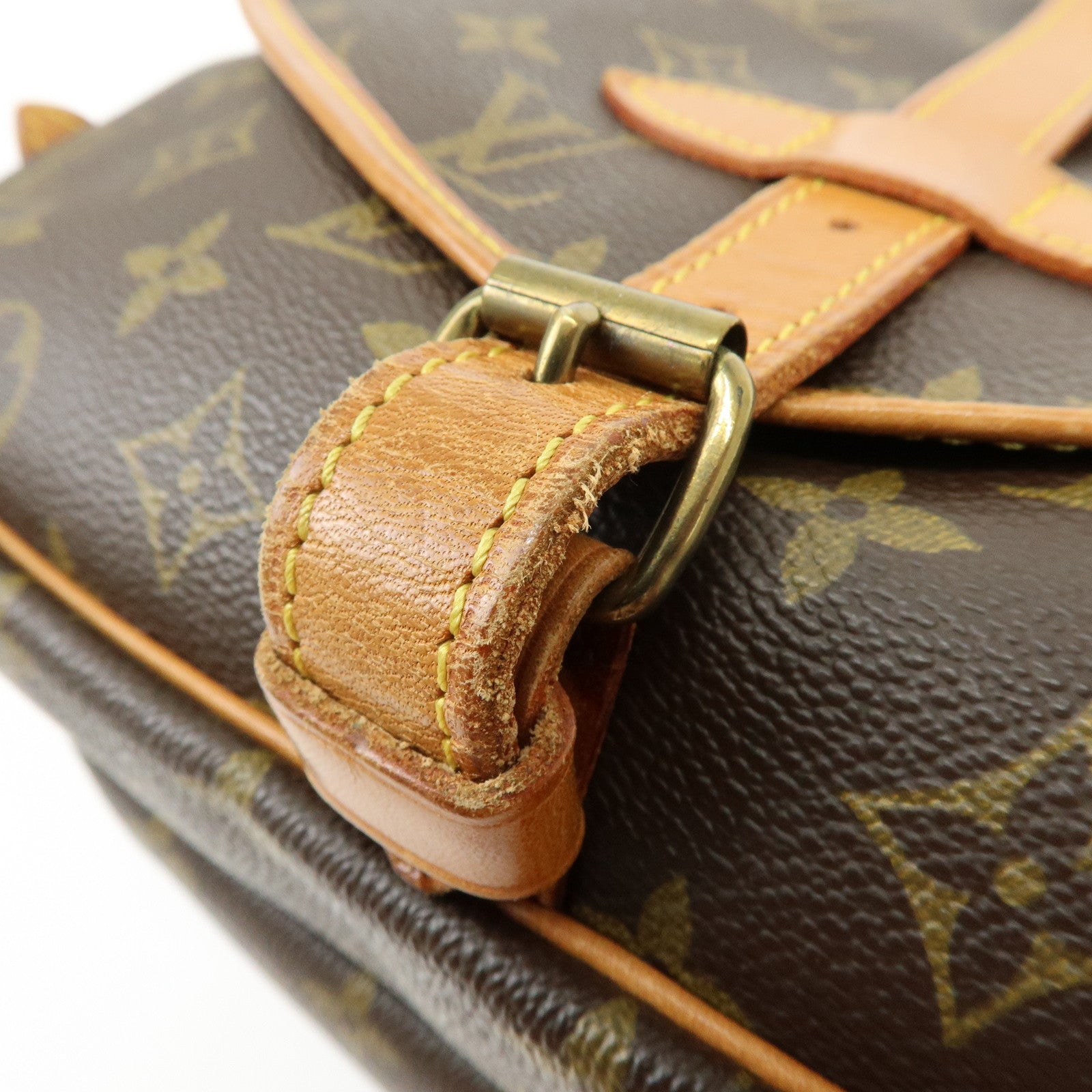 Louis Vuitton Monogram Saumur 30 Shoulder Bag Brown M42256