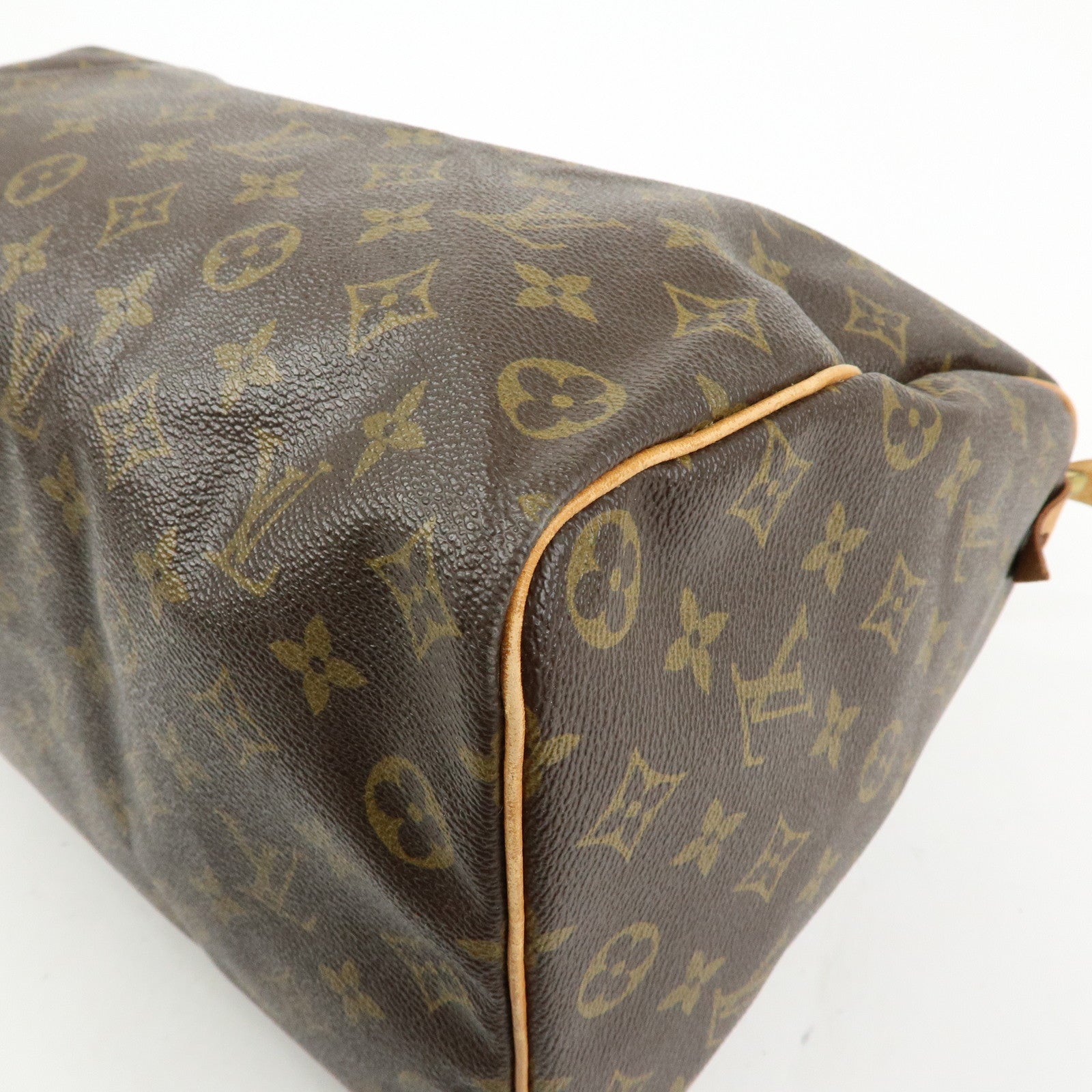 Louis Vuitton Monogram Speedy 35 Boston Bag Hand Bag Brown M41524