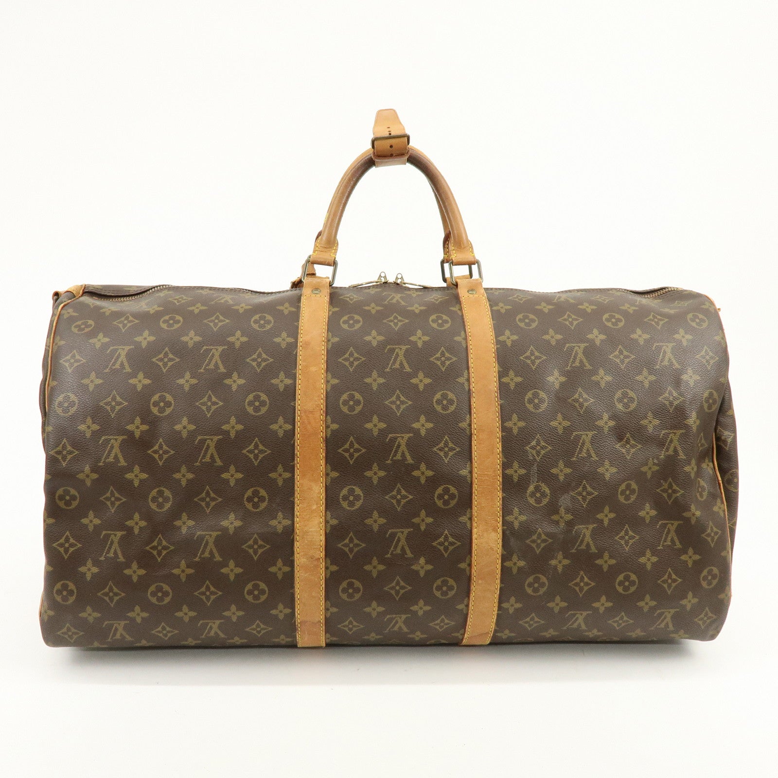 Louis Vuitton Monogram Keep All Bandouliere 60 Boston Bag M41412