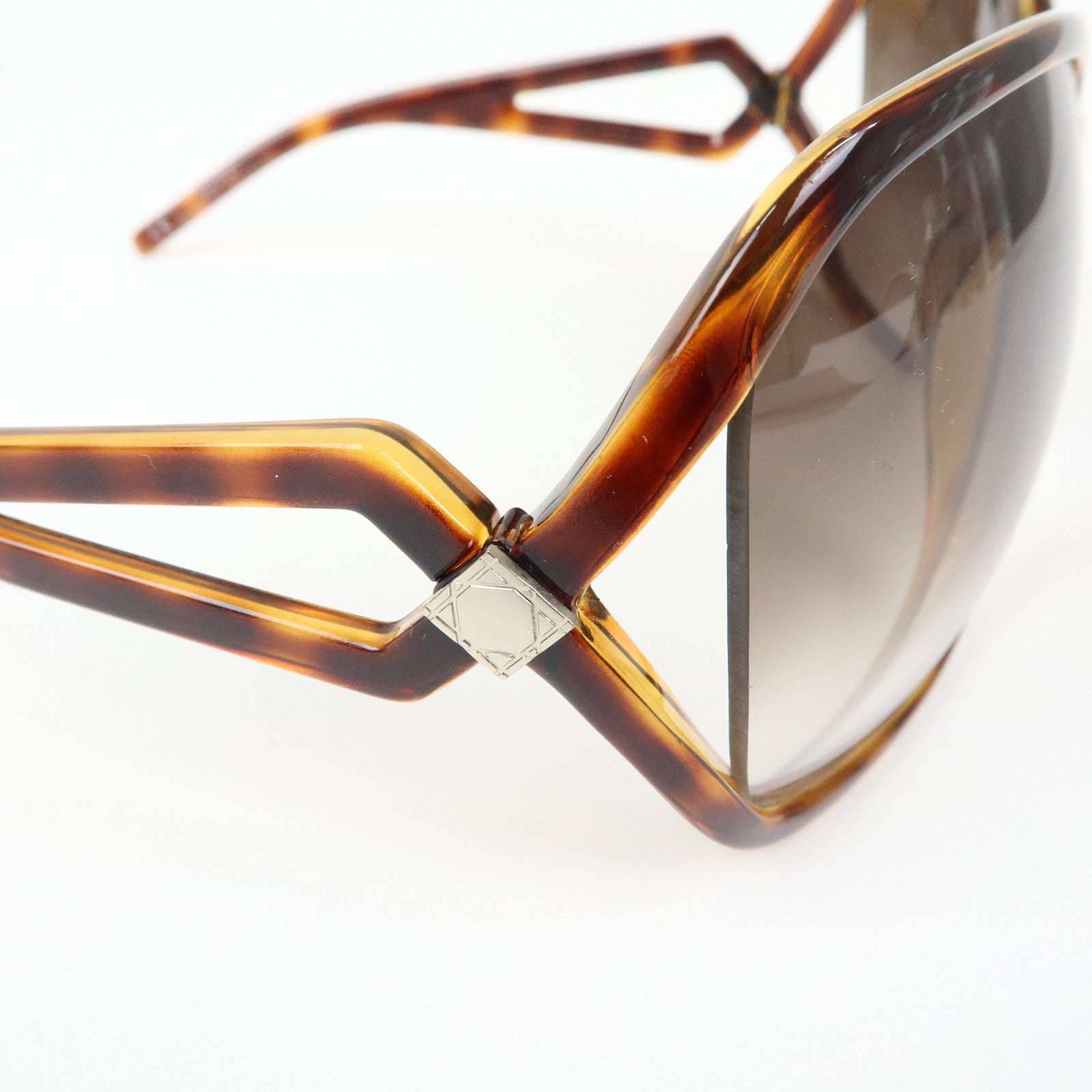 Christian Dior Canage Madrague Plastic Sunglasses Brown 64□16 120