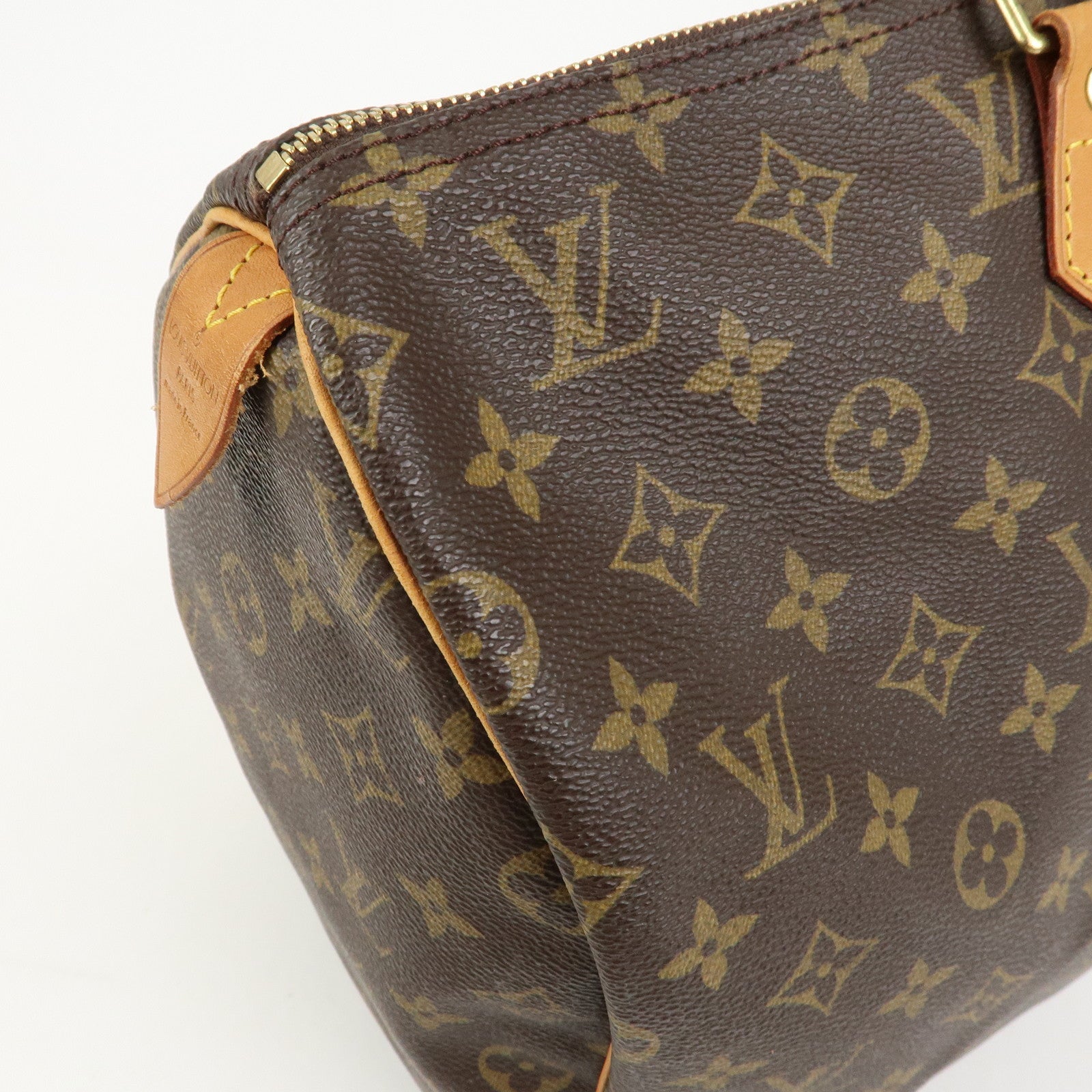 Louis Vuitton Monogram Speedy 40 Hand Bag Boston Bag Brown M41522