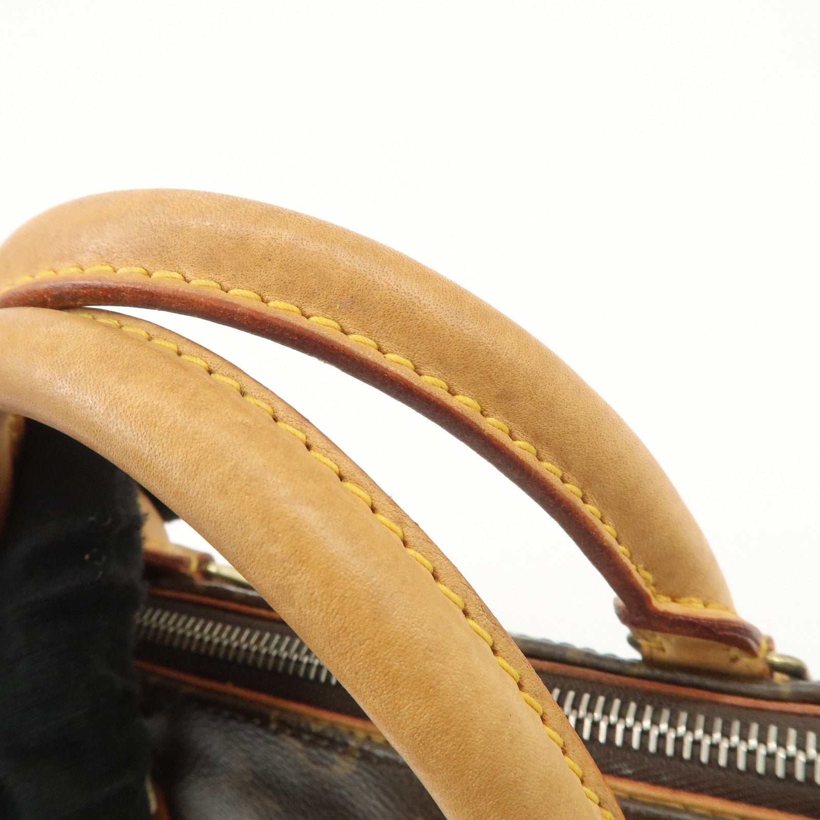 Louis Vuitton Monogram Popincourt Hand Bag Brown M40009 Used