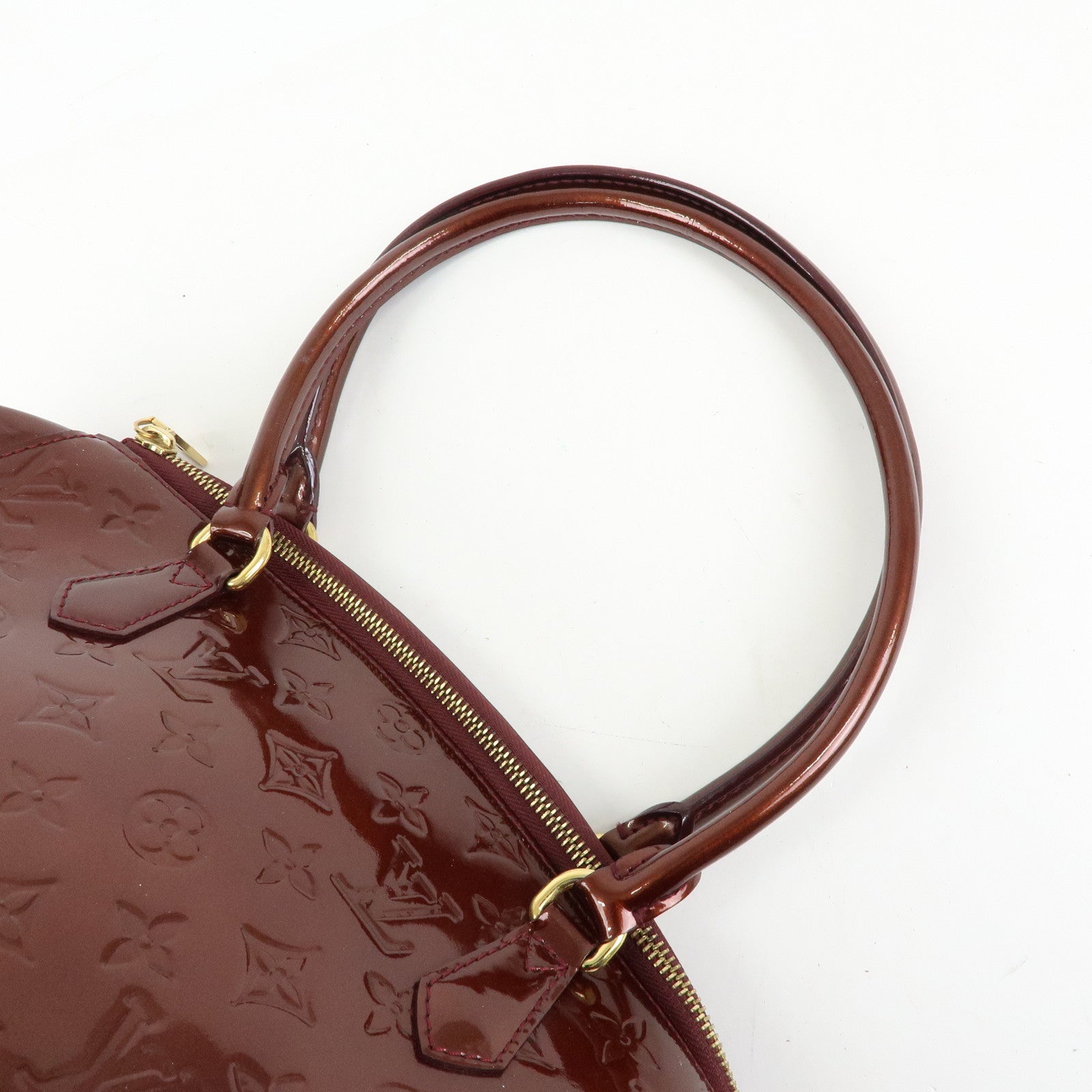 Louis Vuitton Monogram Vernis Sherwood PM Rouge Forvist M91492