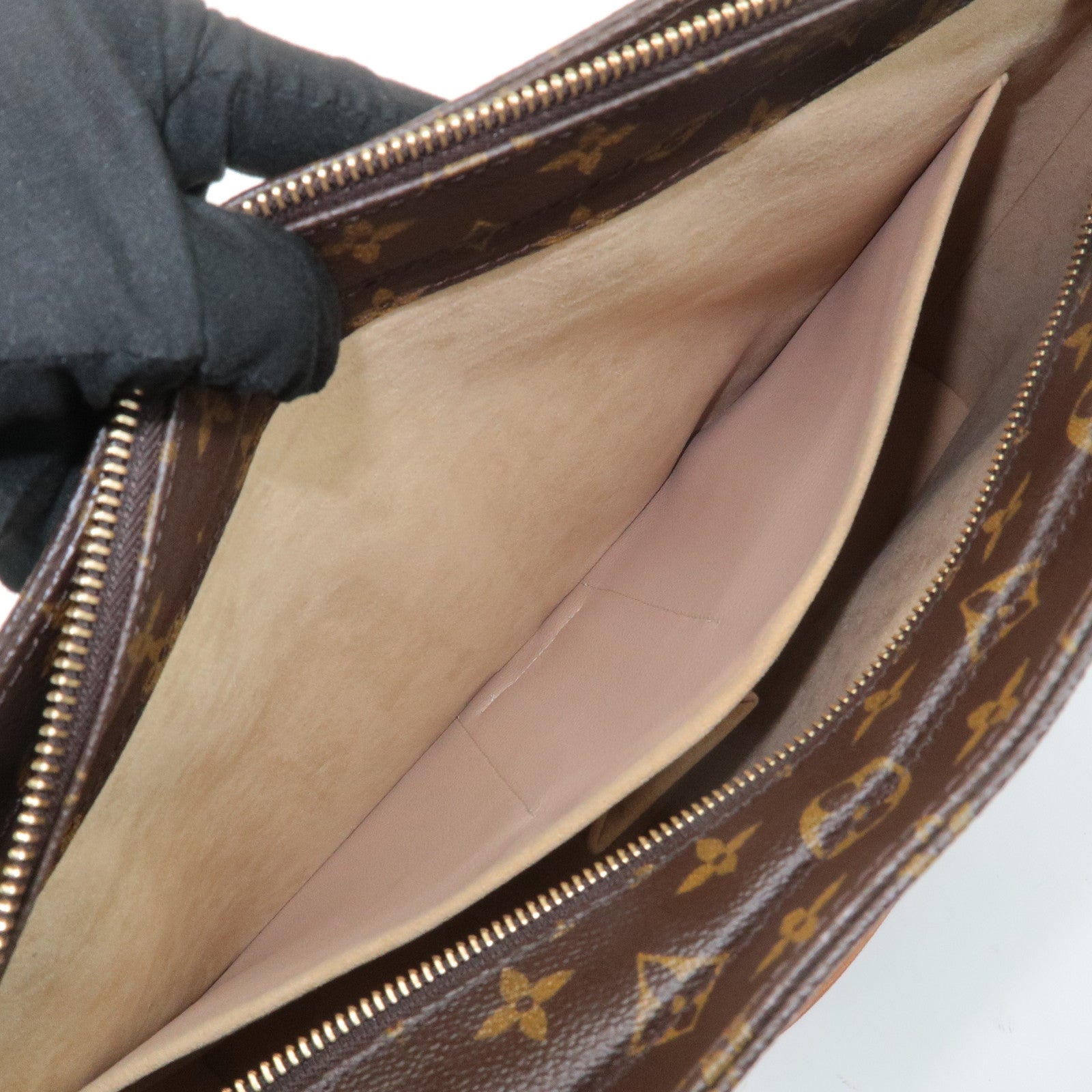 Louis Vuitton Monogram Luco Tote Bag Hand Bag Brown M51155