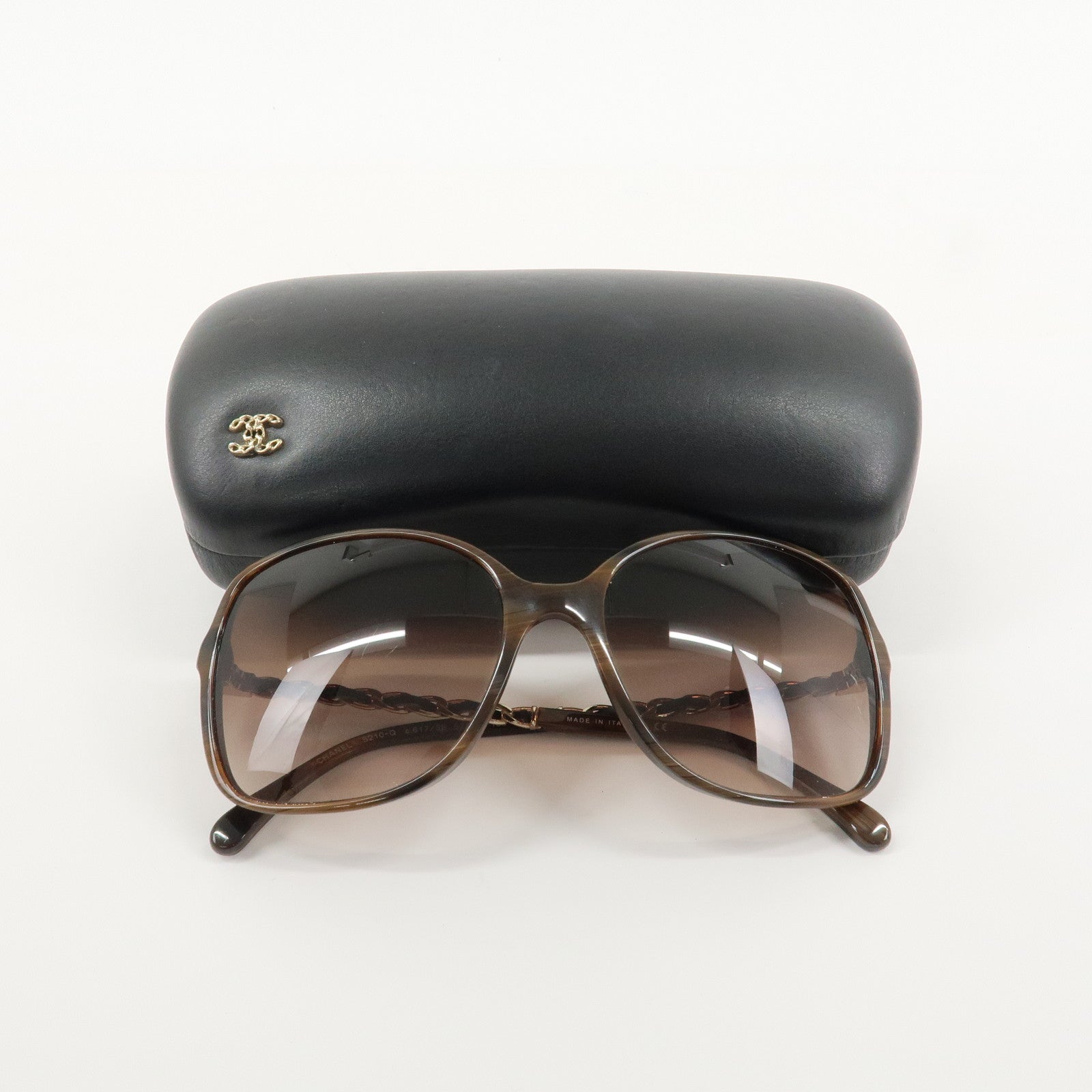 CHANEL COCO Mark Sunglasses c.617/3B 57□17 135 3N Brown 5210-Q