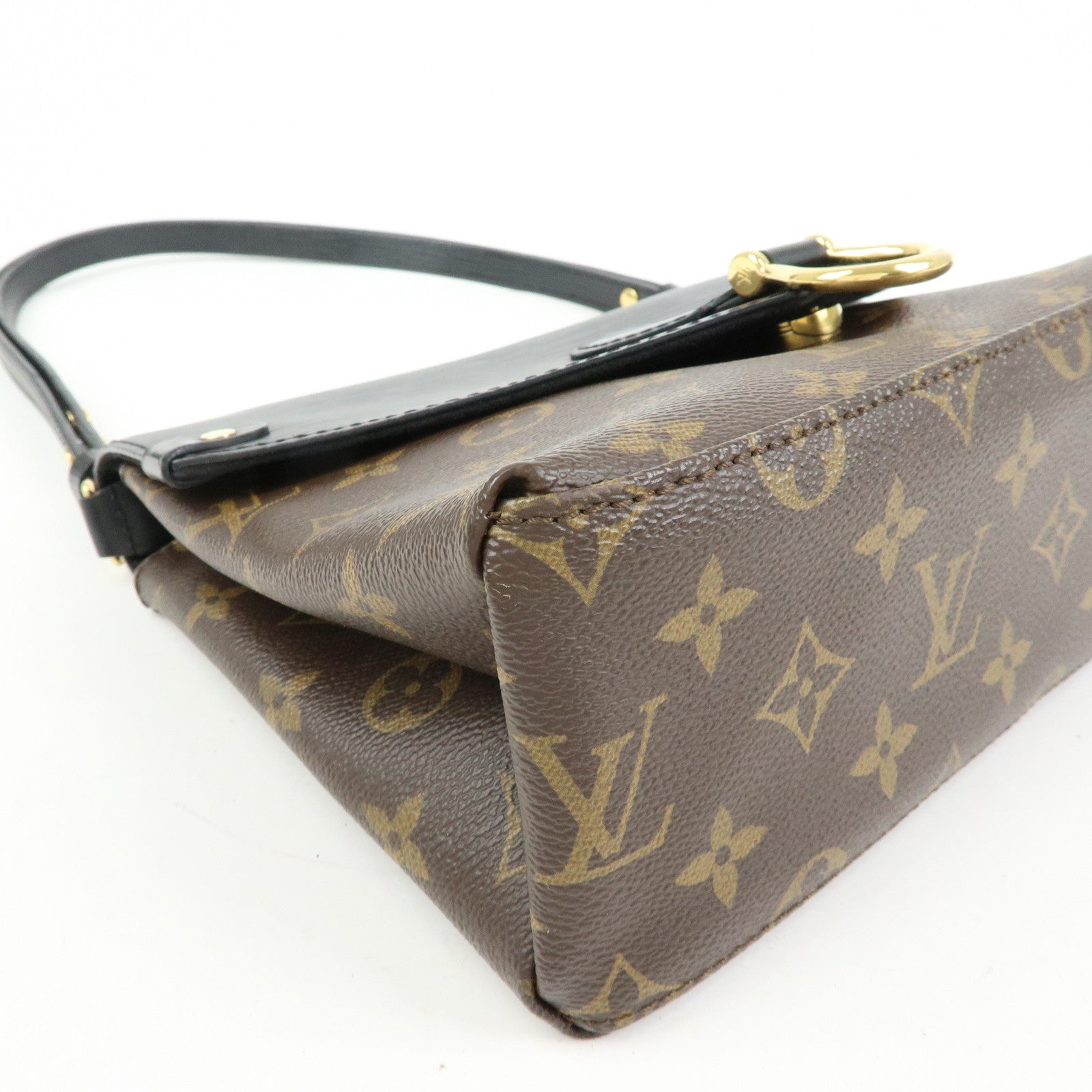 Louis Vuitton Monogram Epi Saint Michel Shoulder Brown Noir M44030