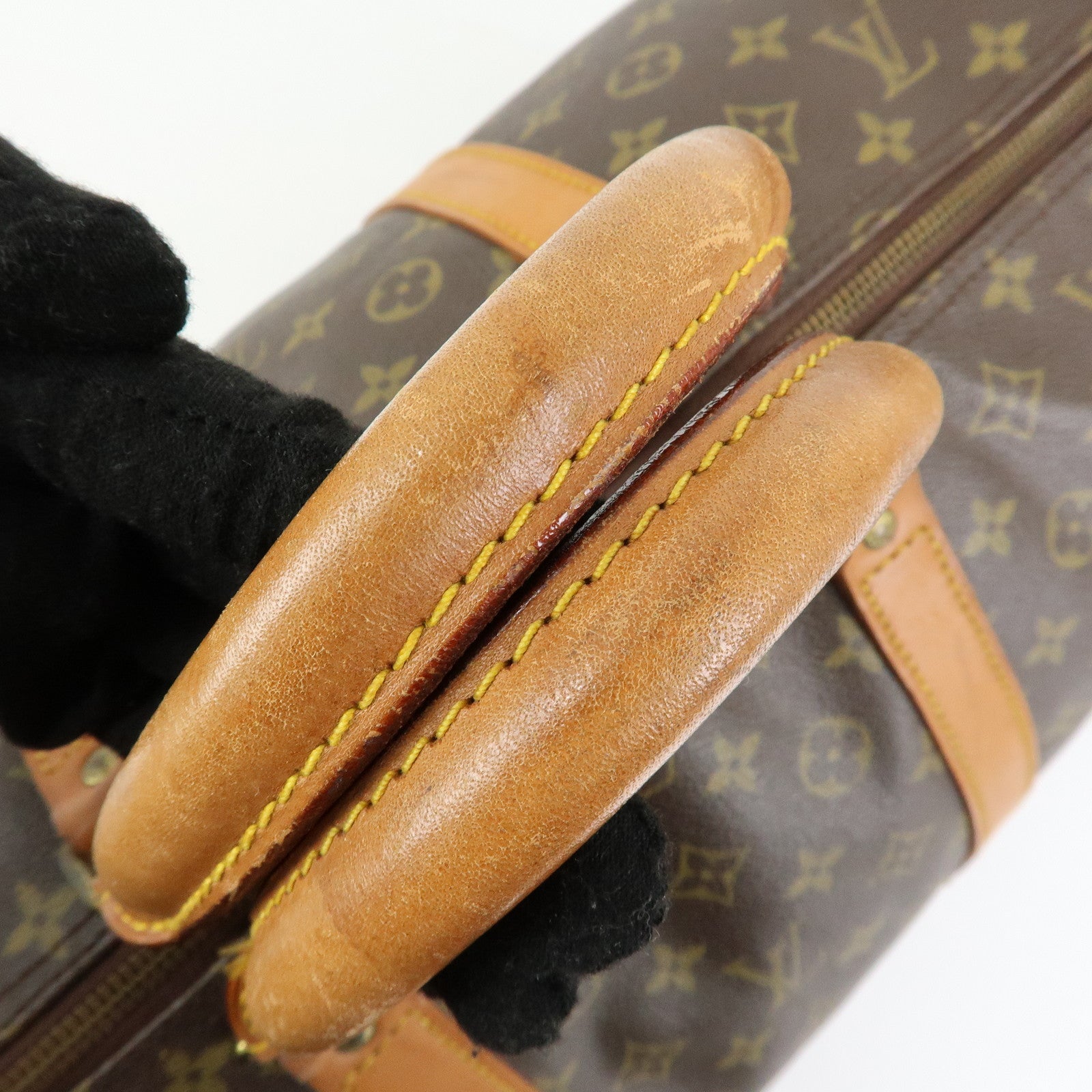Louis Vuitton Monogram Keep All 60 Boston Bag Brown M41422