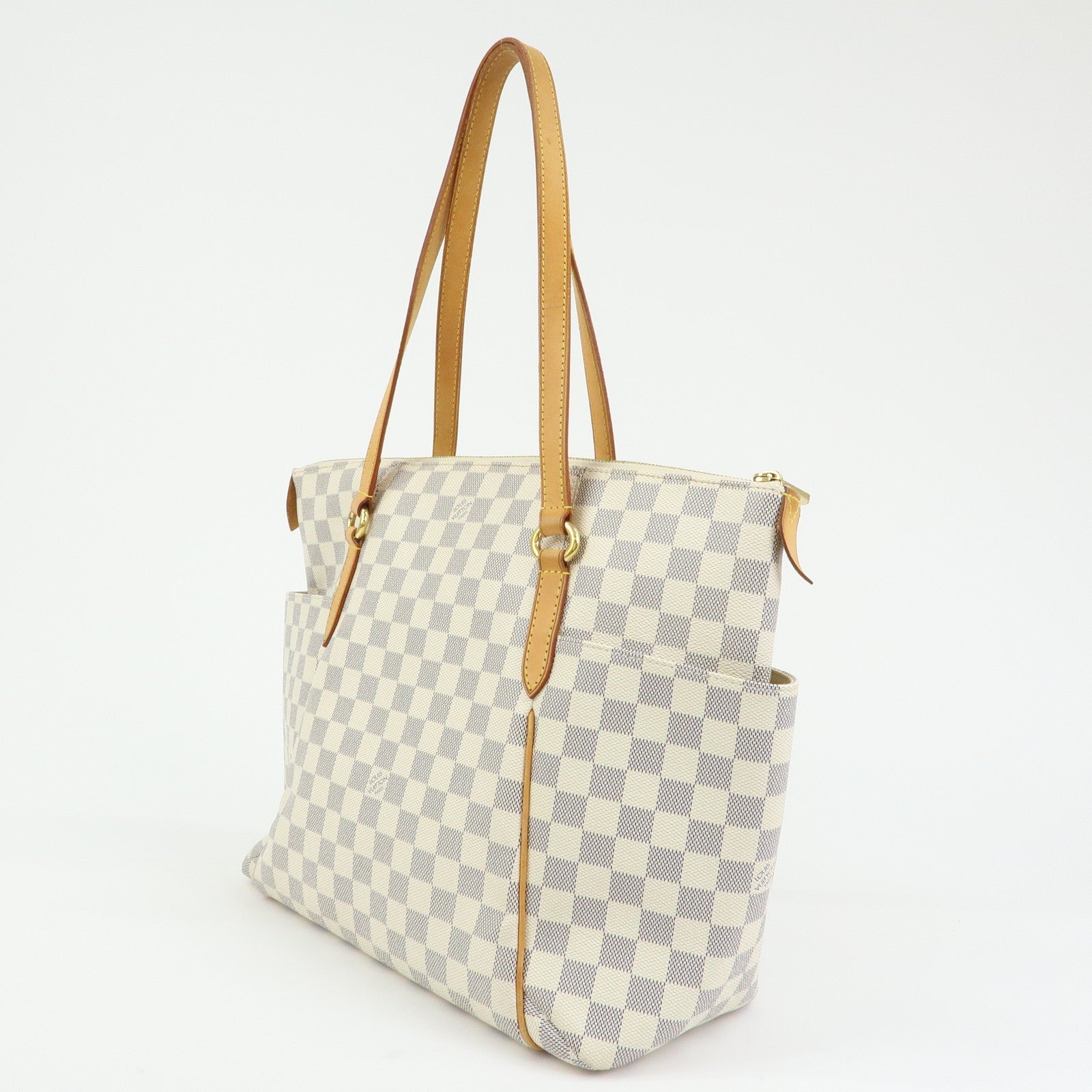 Louis Vuitton Damier Azur Totally MM Tote Bag Shoulder Bag N51262