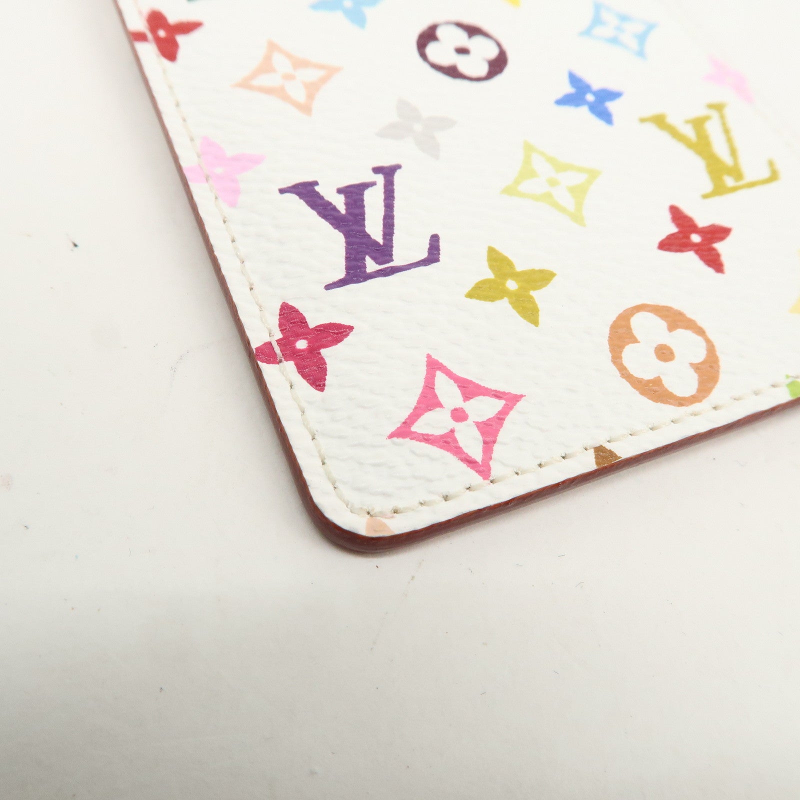 Louis Vuitton Monogram Etui Miroir Multicolor Blanc M92651