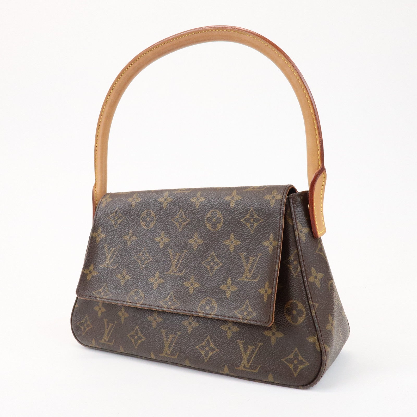Louis Vuitton Monogram Mini Looping Shoulder Bag Brown M51147