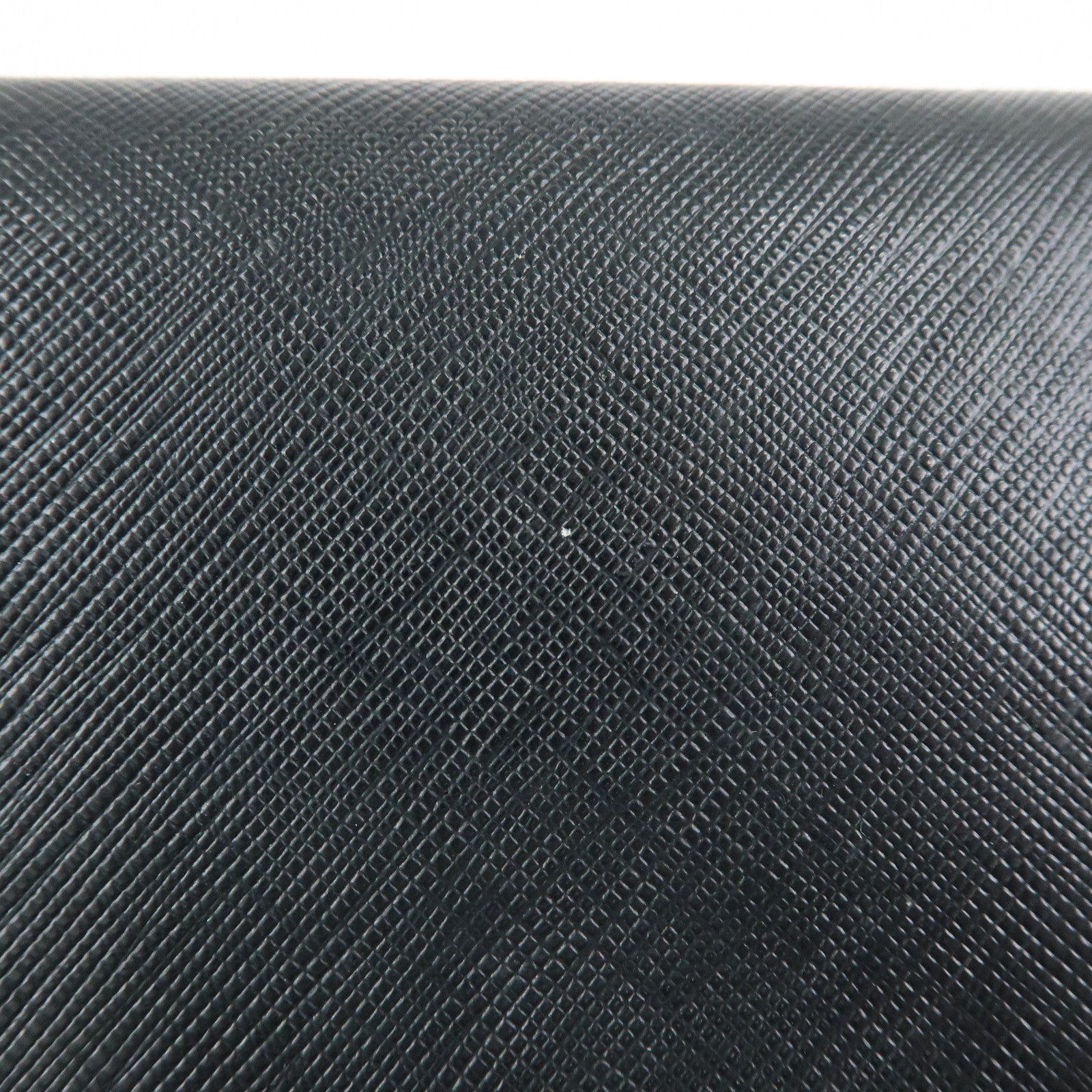 Ferragamo Vara Ribbon Leather Chain Wallet Shoulder Bag Black