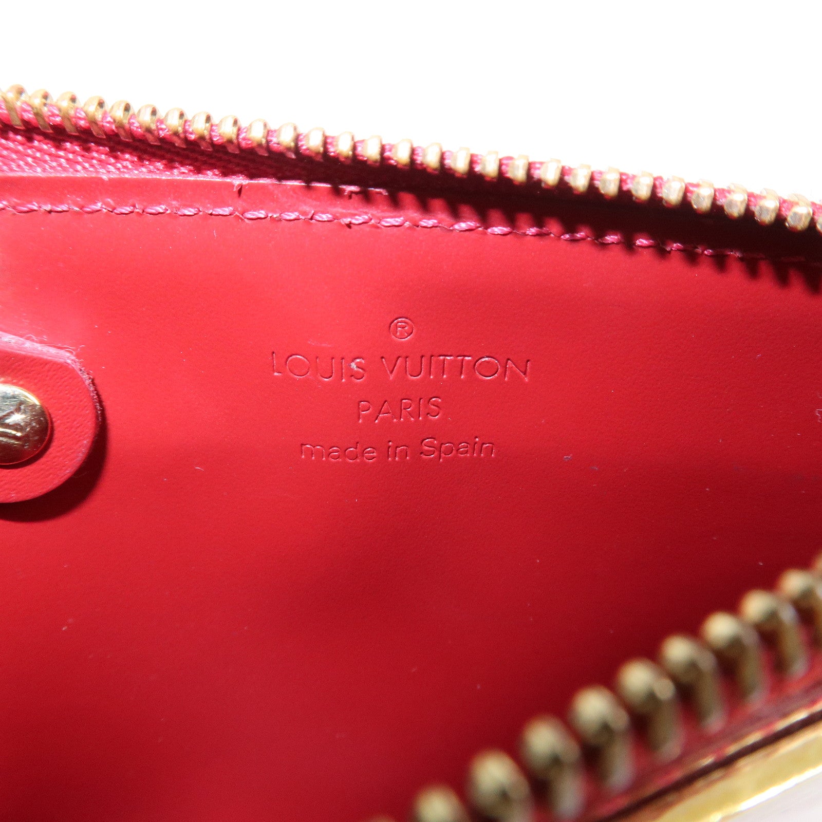 Louis Vuitton Monogram Vernis Pochette Cles NM Coin Case M93559