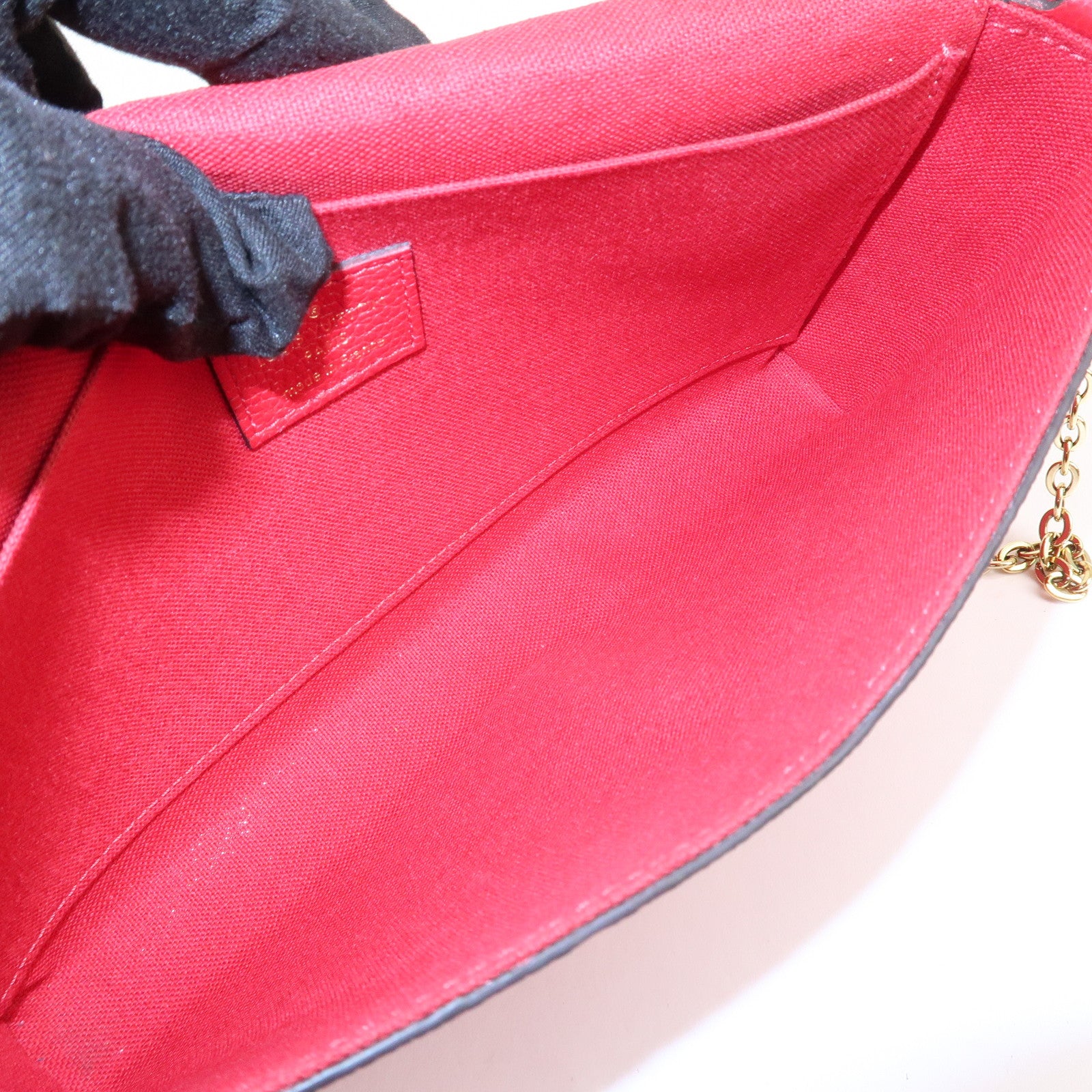 Louis Vuitton Monogram Empreinte Felicie Chain Shoulder Bag M63700 Used