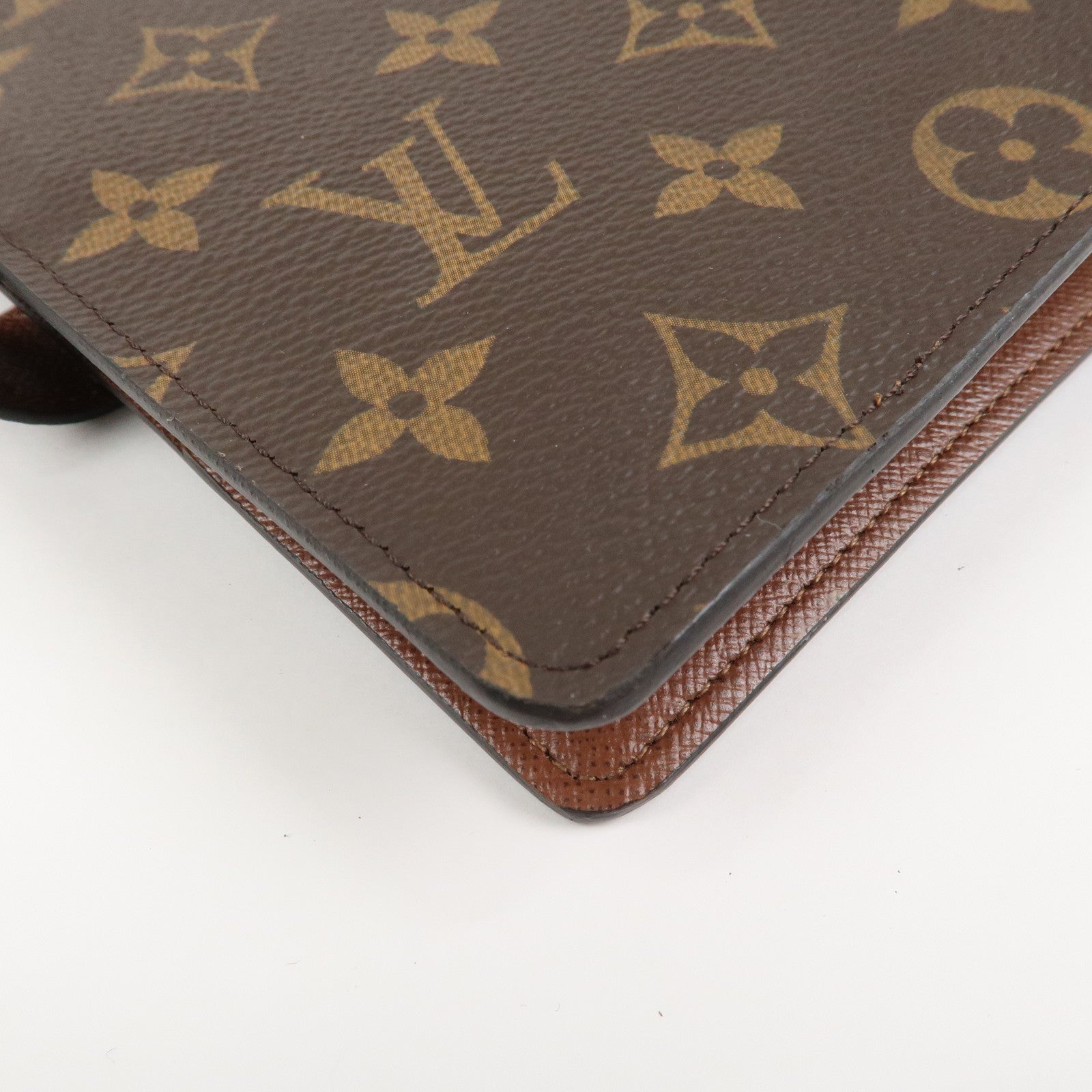Louis Vuitton Monogram Agenda MM Planner Cover Brown R20105