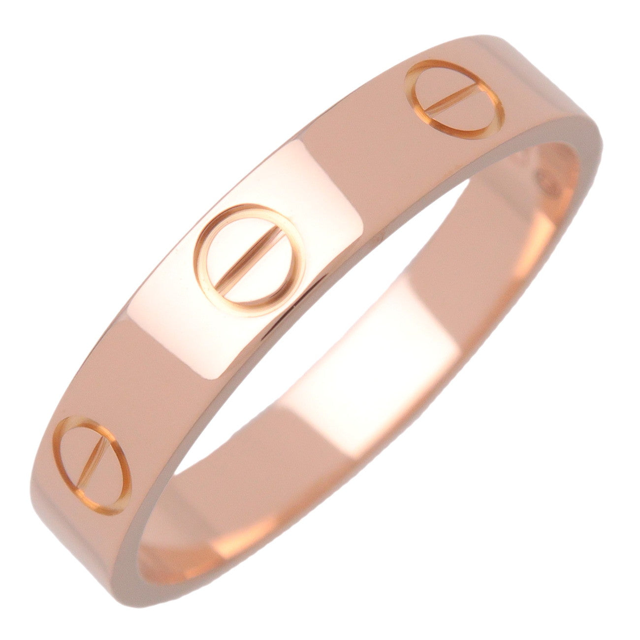 Cartier Mini Love Ring K18 750PG Rose Gold #54 US7 EU54 B4085000