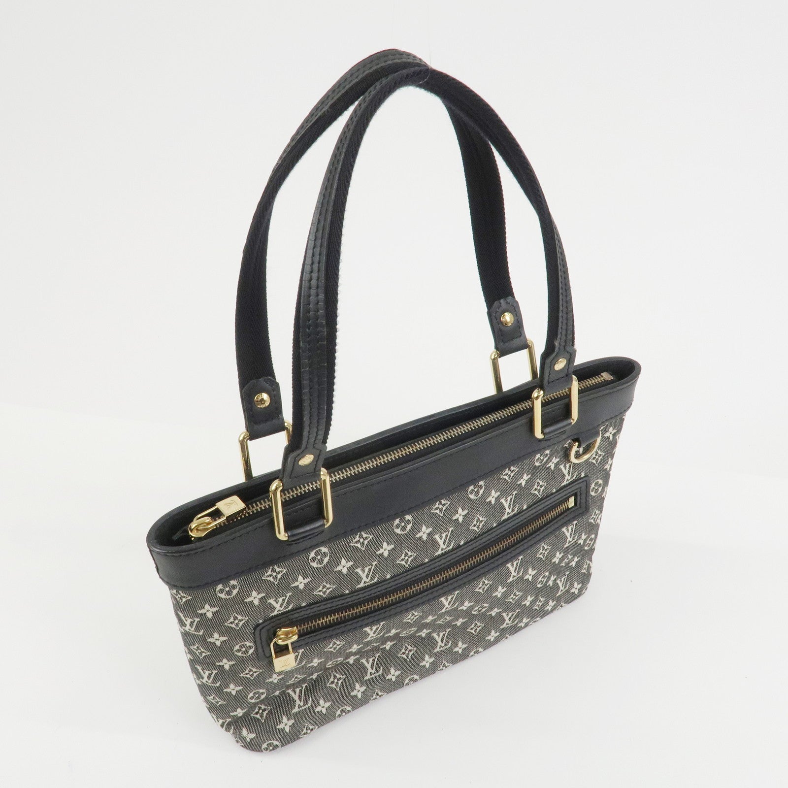 Louis Vuitton Monogram Mini Lucille PM Hand Bag Noir M92684