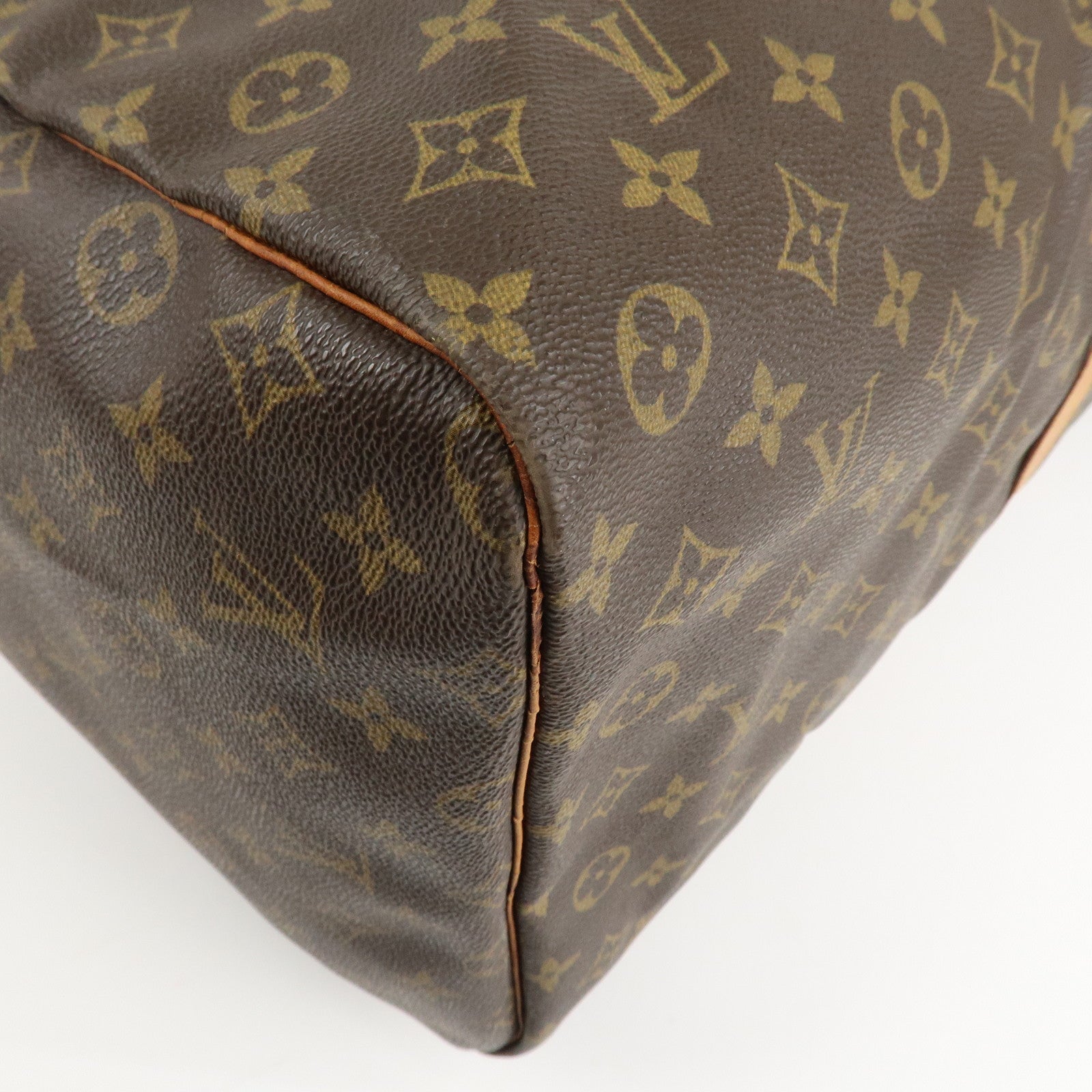 Louis Vuitton Monogram Keep All 60 Boston Bag Brown M41422 Used