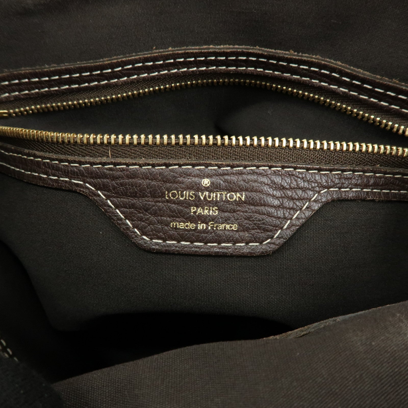 Louis Vuitton Monogram Mini Lin Bucket PM Tote Bag Ebene M95226