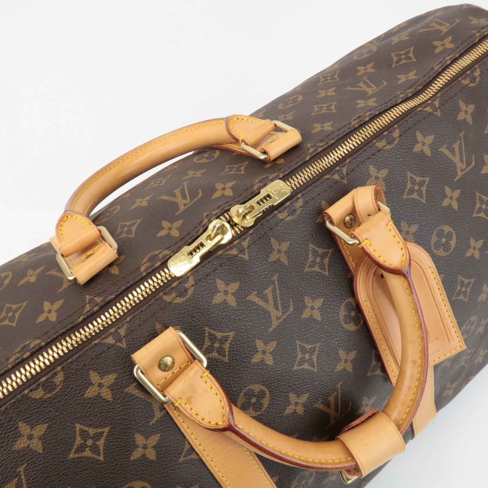 Louis Vuitton Monogram Keep All Bandouliere 55 Boston Bag M41414 Used