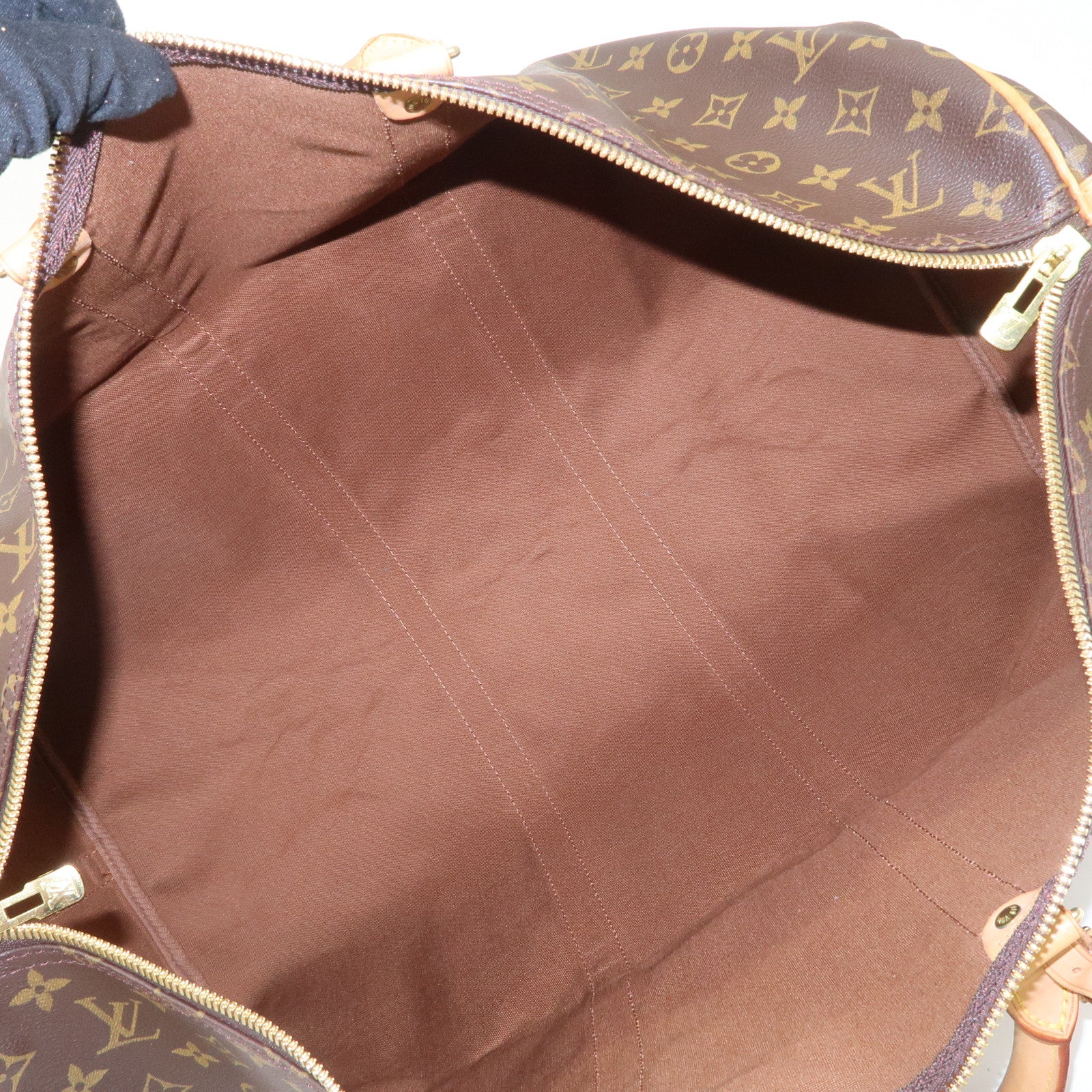 Louis Vuitton Monogram Keep All Bandouliere 55 Boston Bag M41414