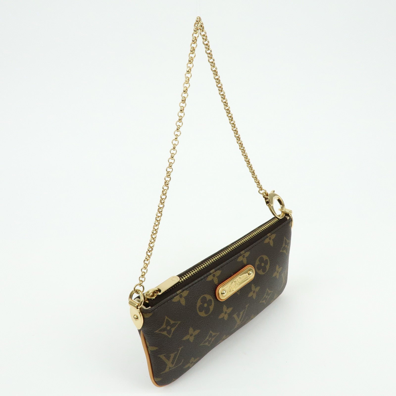Louis Vuitton Monogram Pochette Milla MM Chain Hand Bag M60094