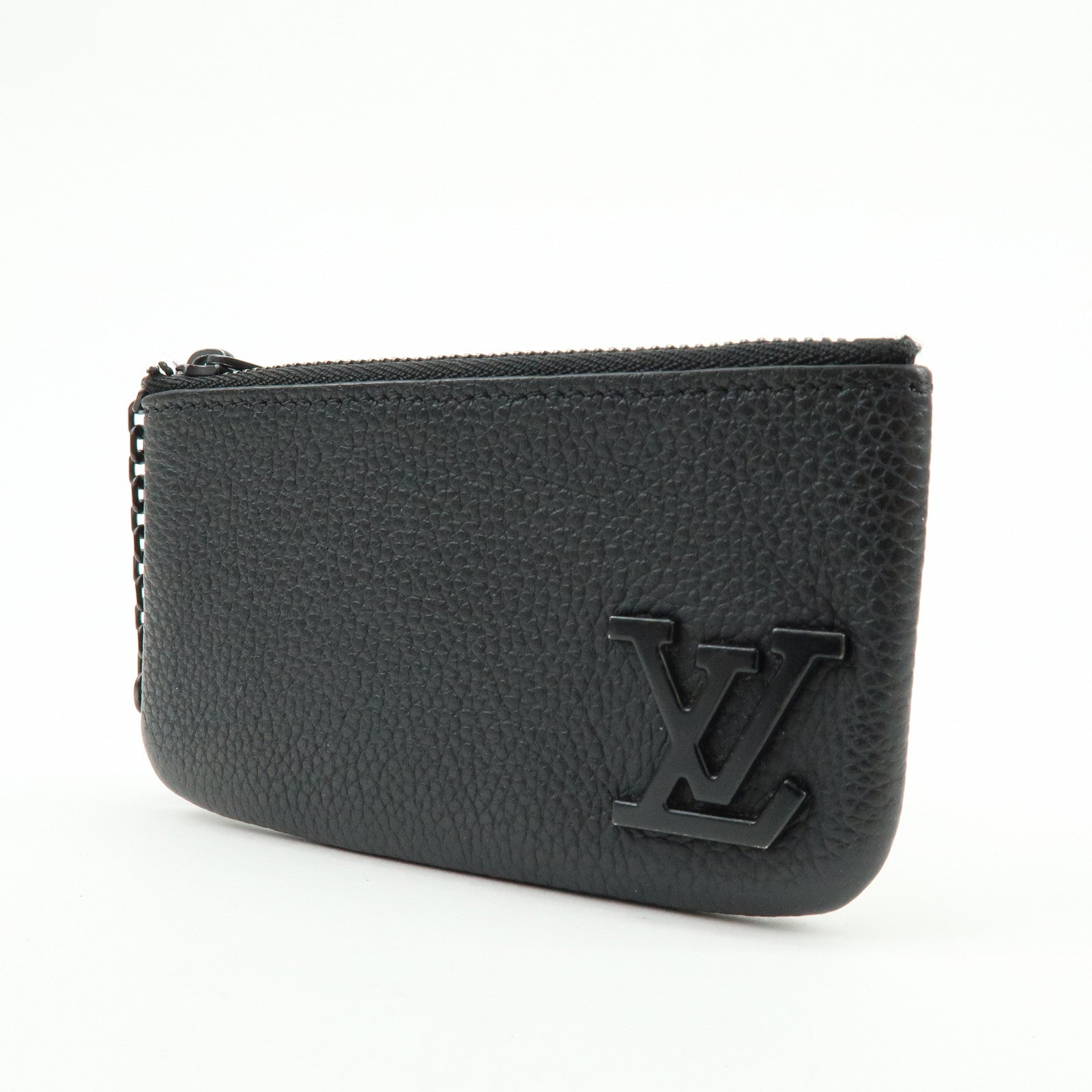 Louis Vuitton Aerogram Pochette Cles Coin Case Noir Black M81031