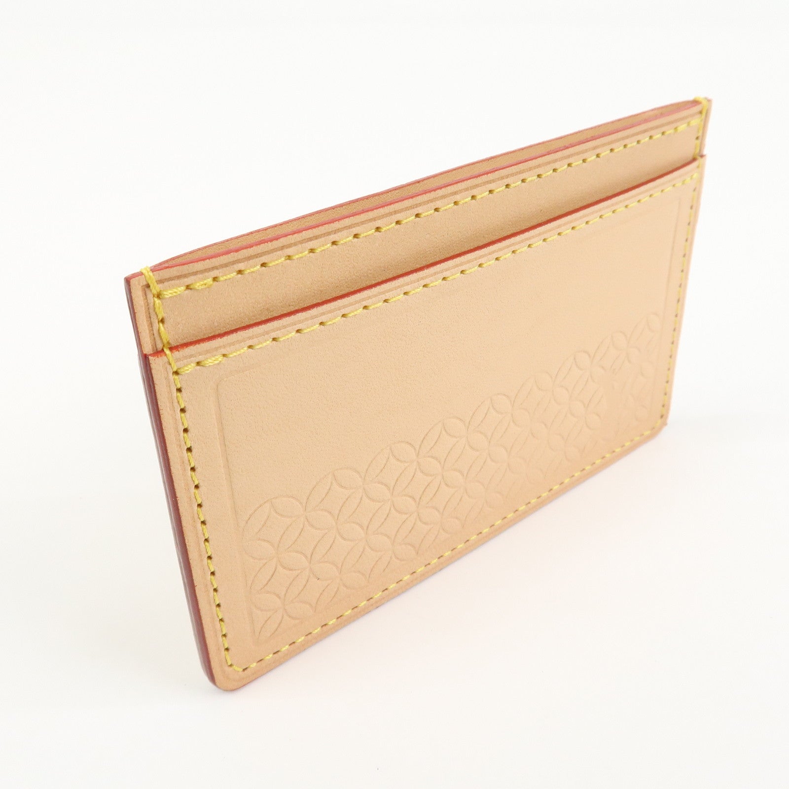 Louis Vuitton Nume Leather Card Case Card Holder Natural