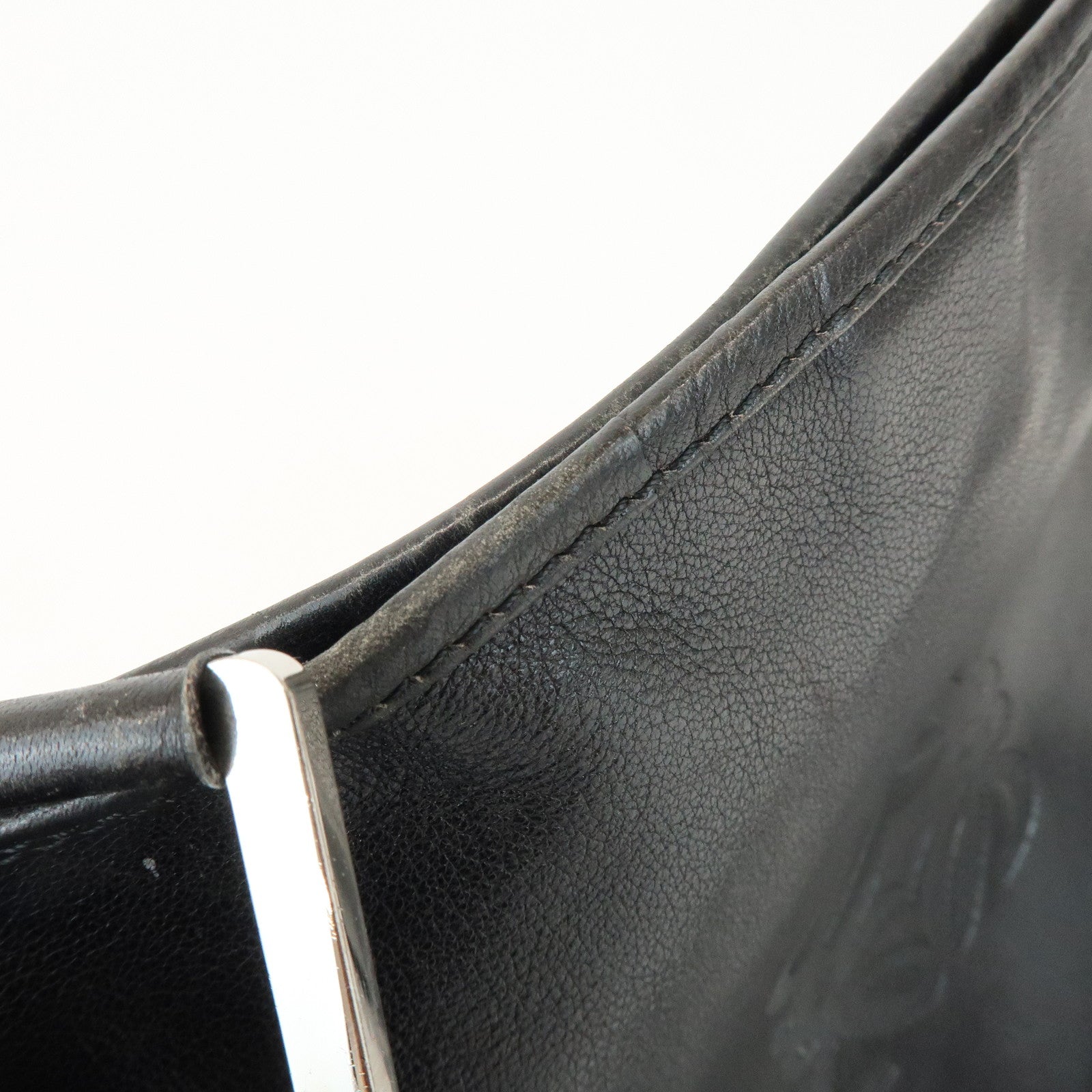 LOEWE Anagram Leathe Shoulder Bag Crossbody Bag Black
