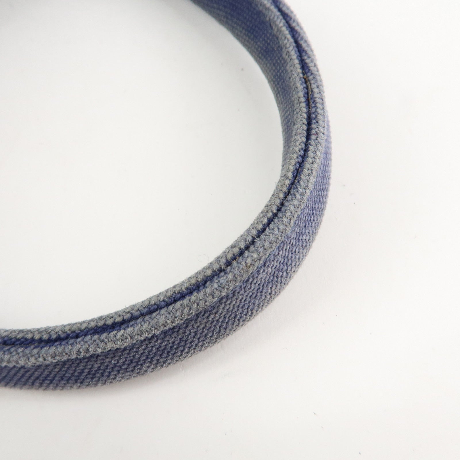 PRADA Logo Canapa Canvas 2Way Tote Bag Hand Bag Navy B2642B Used