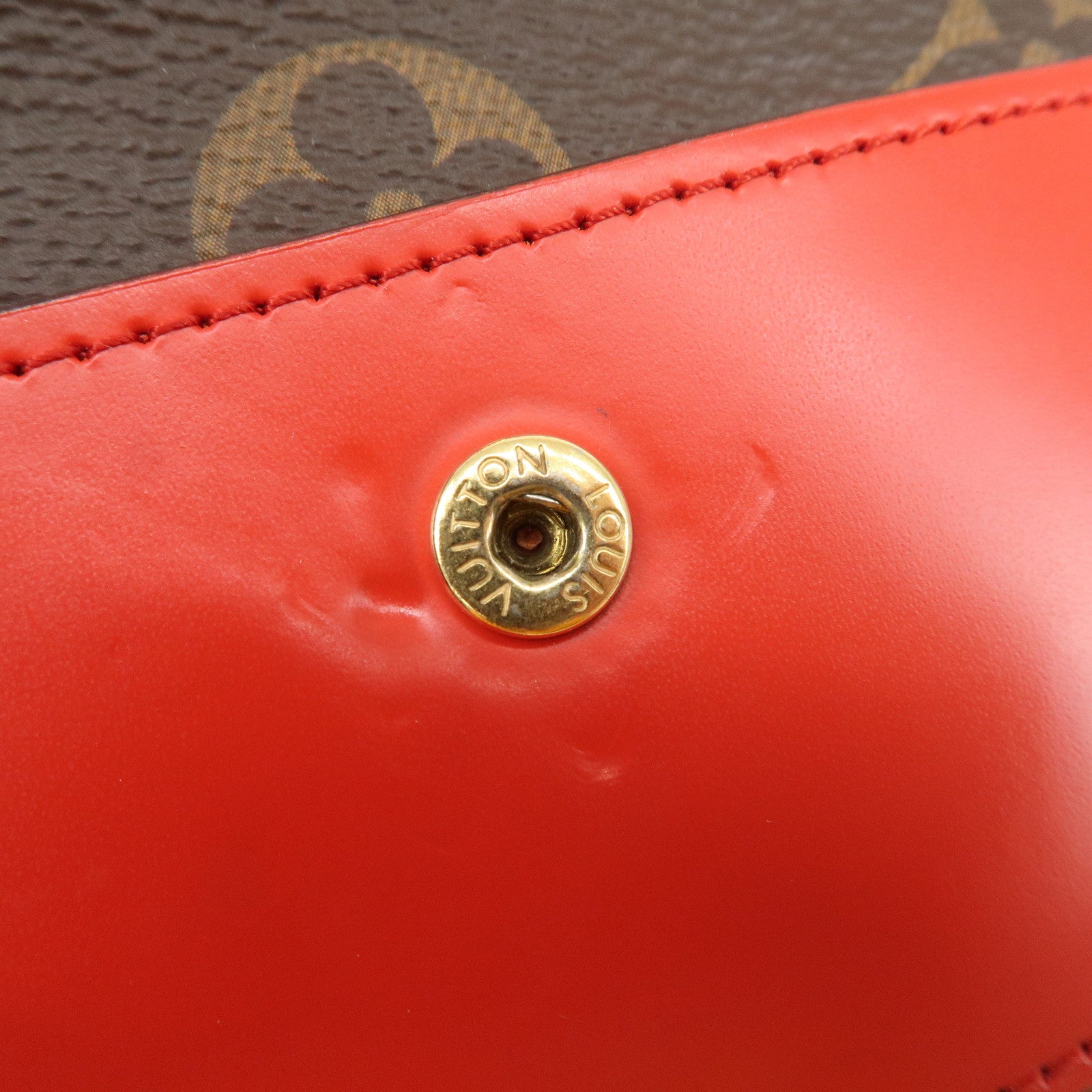 Louis Vuitton Monogram Portefeuille Flower Wallet Coquelicot M62567