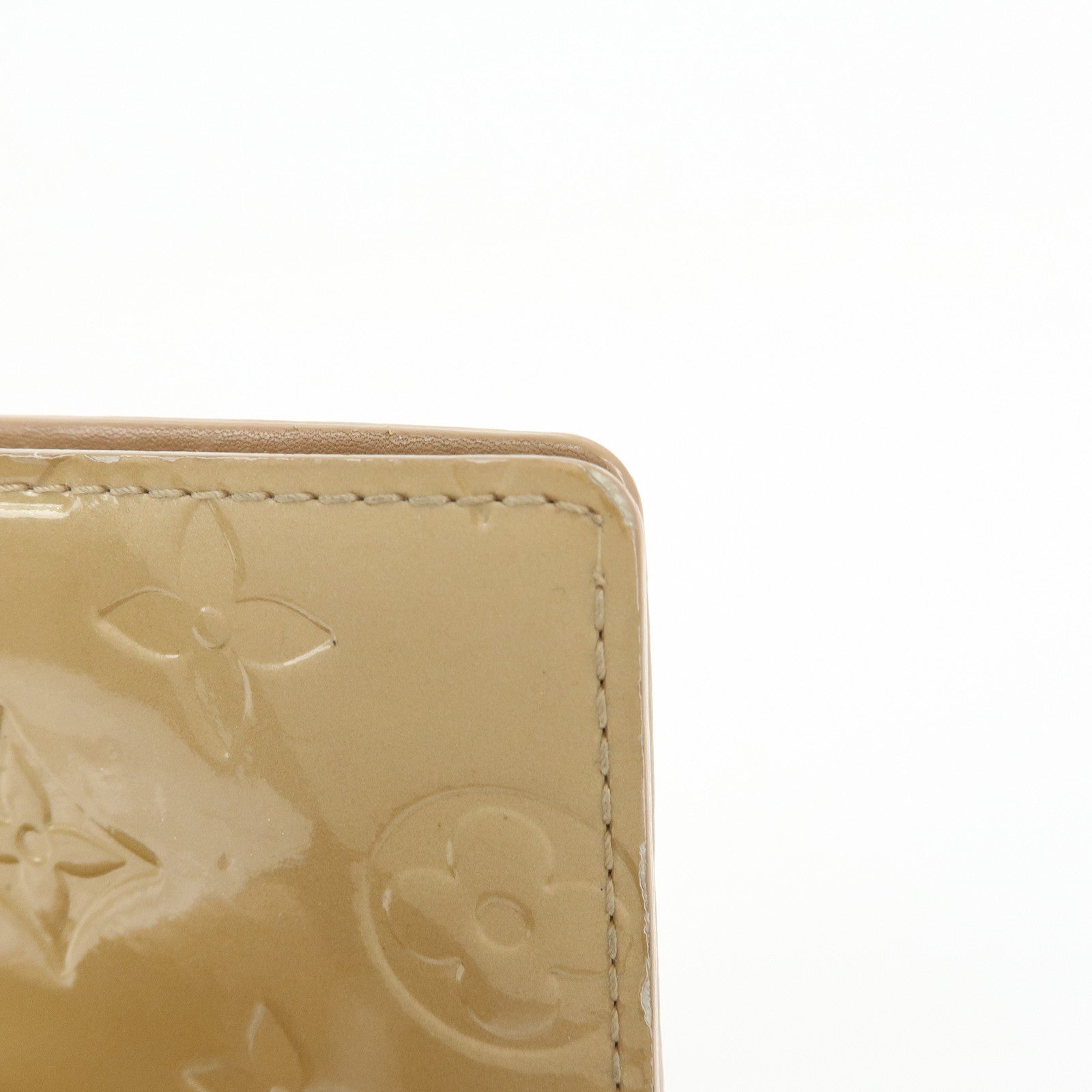 Louis Vuitton Monogram Vernis Agenda PM Planner Cover Beige R21001
