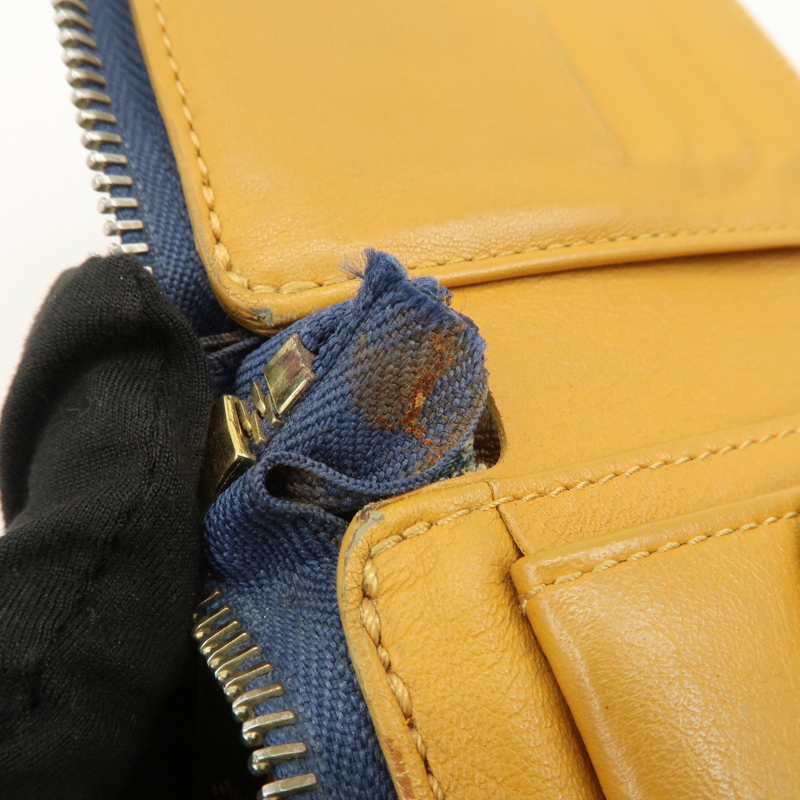 LLouis Vuitton Monogram Denim Mini Zippy Wallet Blue M95342