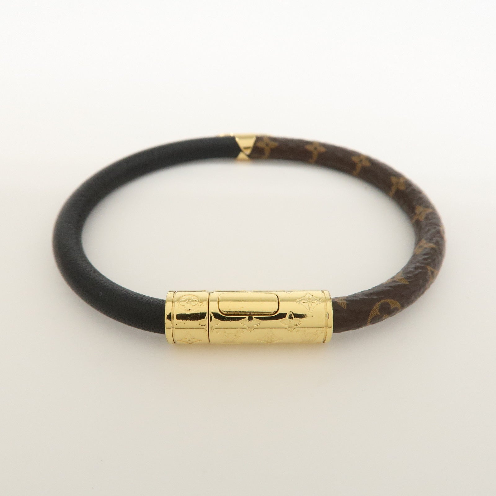 Louis Vuitton Monogram Daily Confidential Bracelet Brown M6431