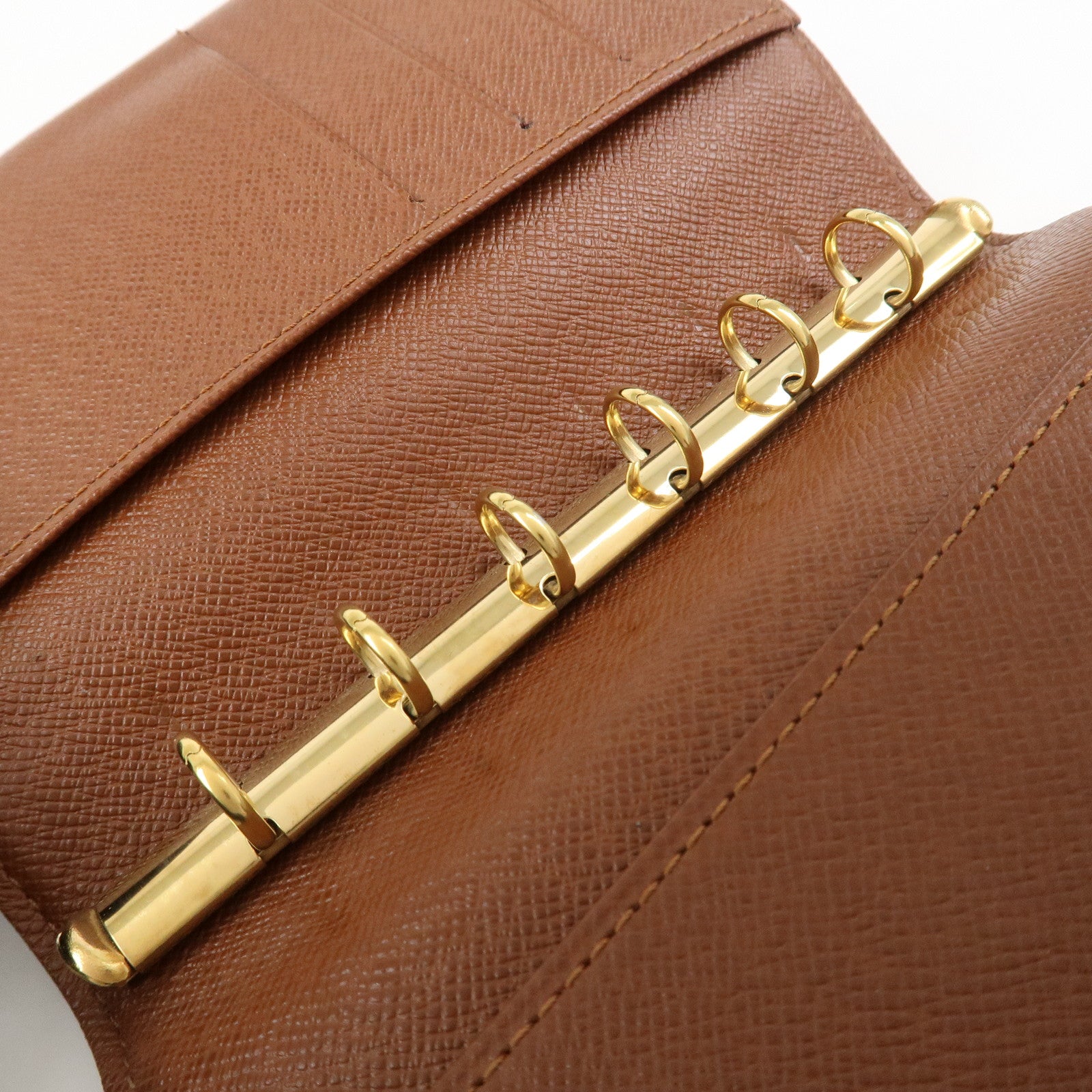 Louis Vuitton Monogram Canvas Agenda PM Planner Cover Brown R20005