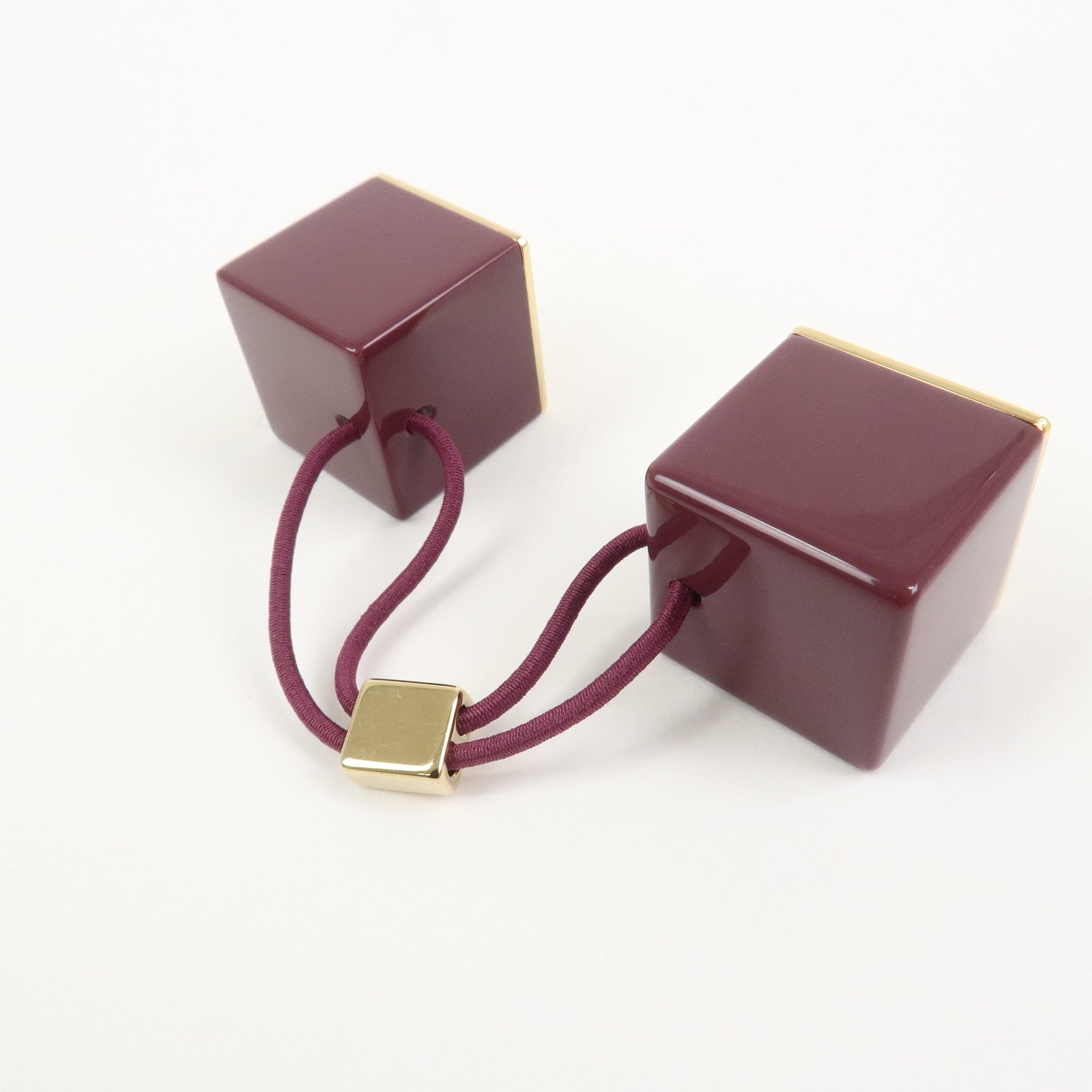 Louis Vuitton Hair Cube Plastic Hair Accessory Purple