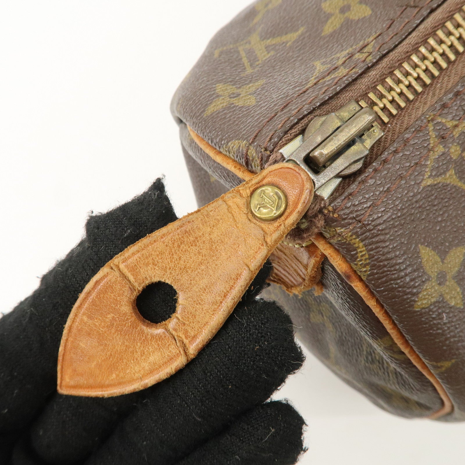 Louis Vuitton Monogram Speedy 30 Hand Bag Boston Bag M41526 Used