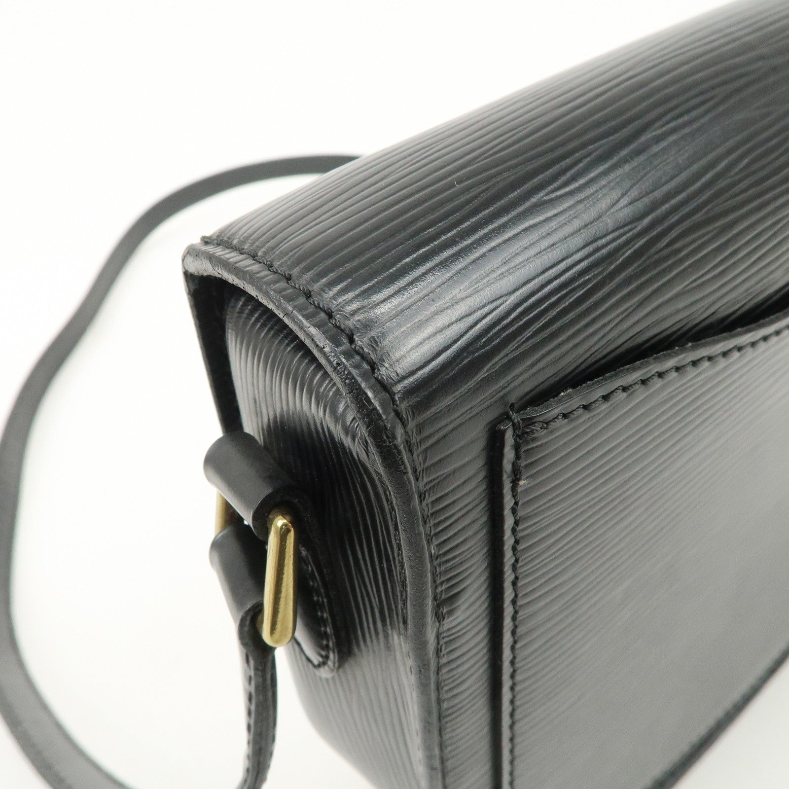 Louis Vuitton Epi Mini Saint Cloud Shoulder Bag Black M52212