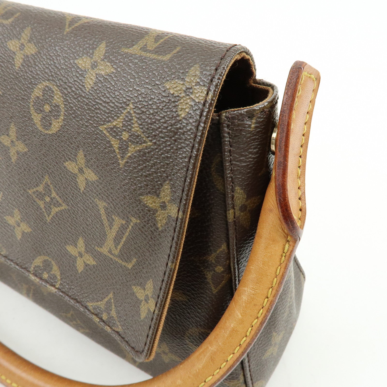Louis Vuitton Monogram Mini Looping Shoulder Bag Brown M51147
