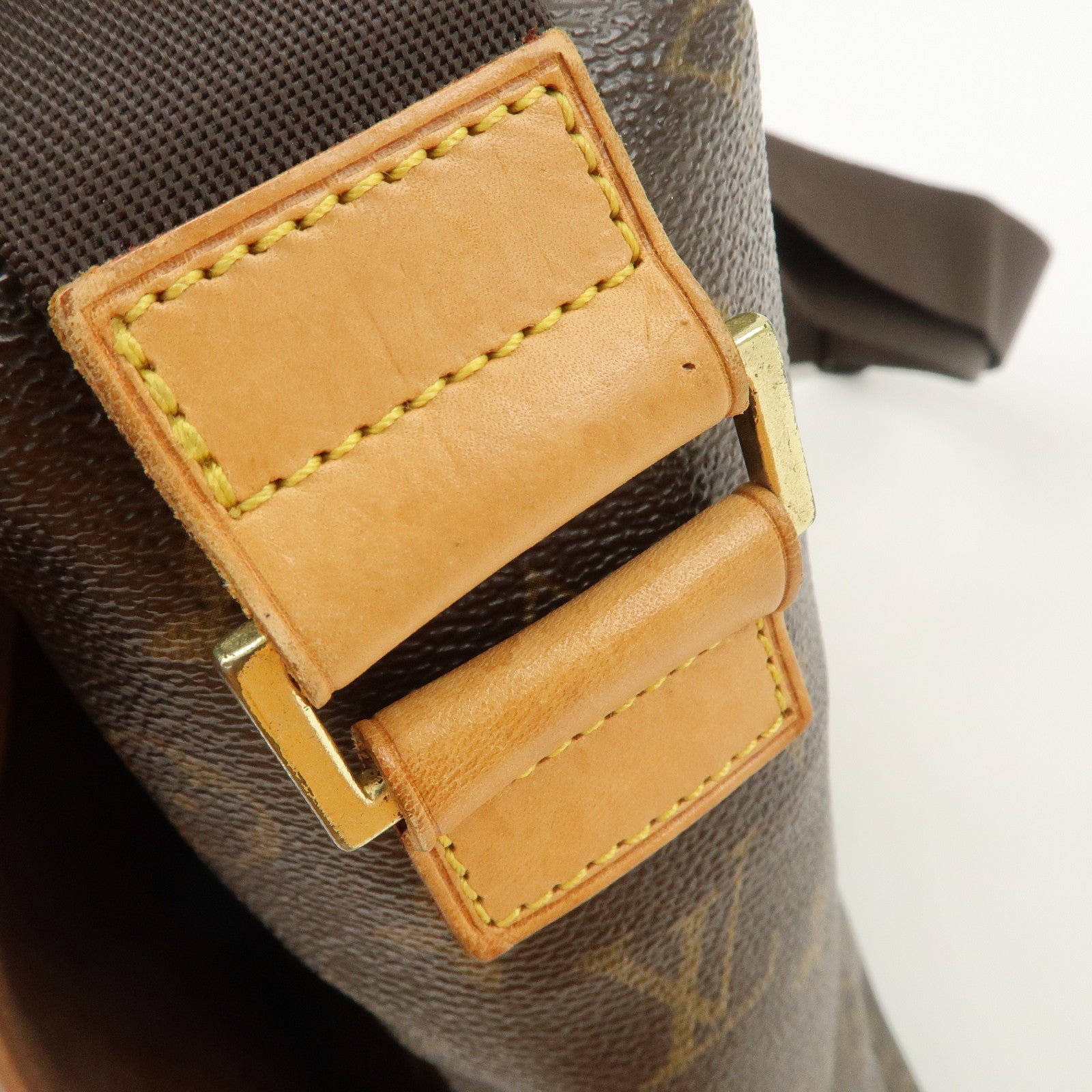 Louis Vuitton Monogram Abbesses Messenger Shoulder Bag Brown M45257