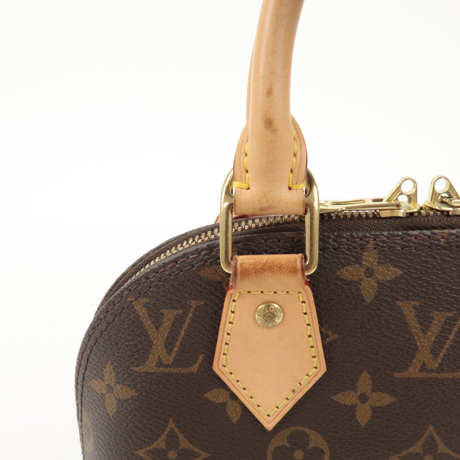 Louis Vuitton Monogram Alma BB 2Way Bag Hand Bag M53152 Used