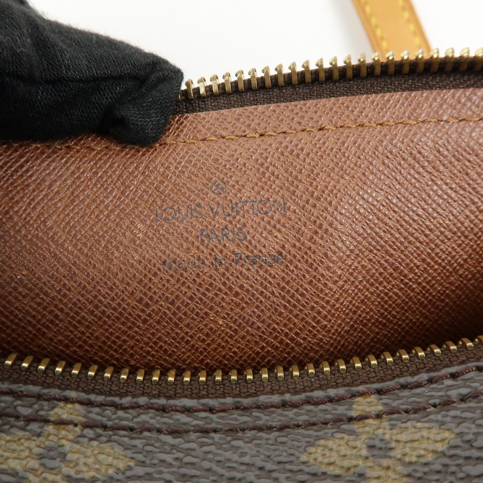 Louis Vuitton Monogram Papillon 30 Hand Bag Brown M51385