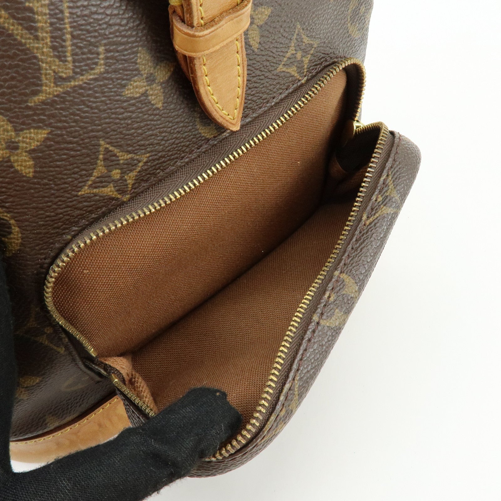 Louis Vuitton Monogram Montsouris MM Backpack Rucksack Brown M51136