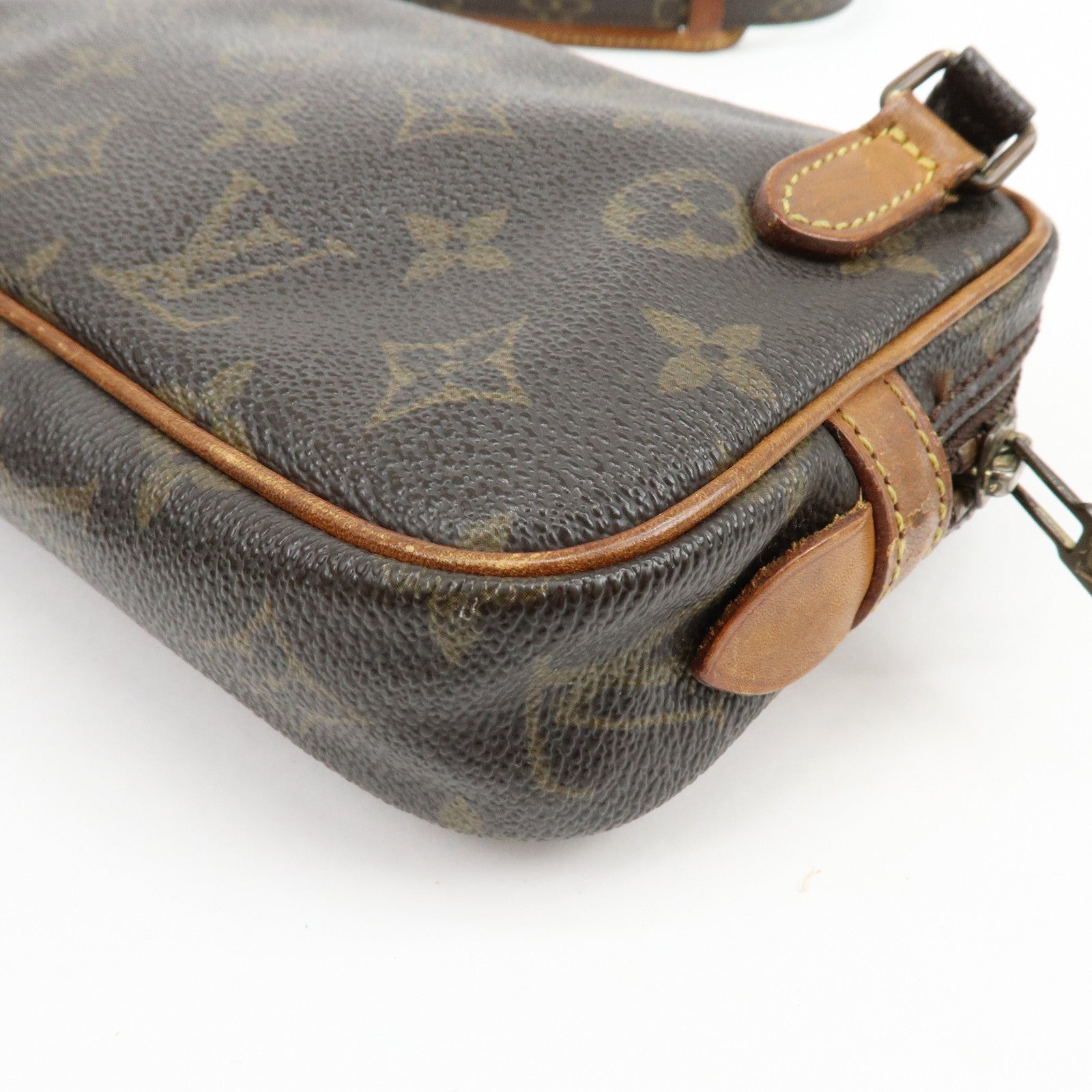 Louis Vuitton Monogram Pochette Marly Bandouliere Bag Brown M51828