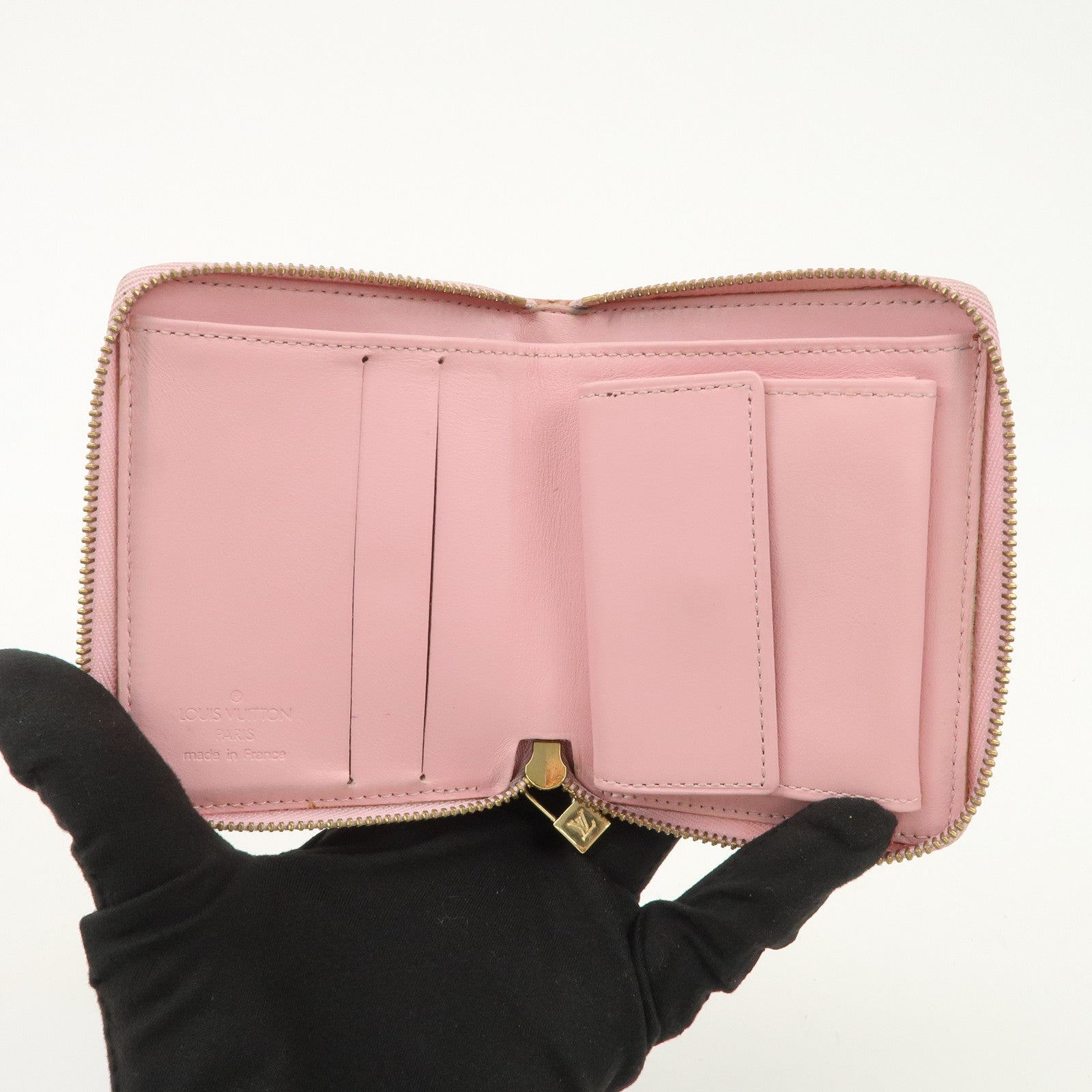 Louis Vuitton Monogram Vernis Set Of 2 Zippy Wallet M91045 Used