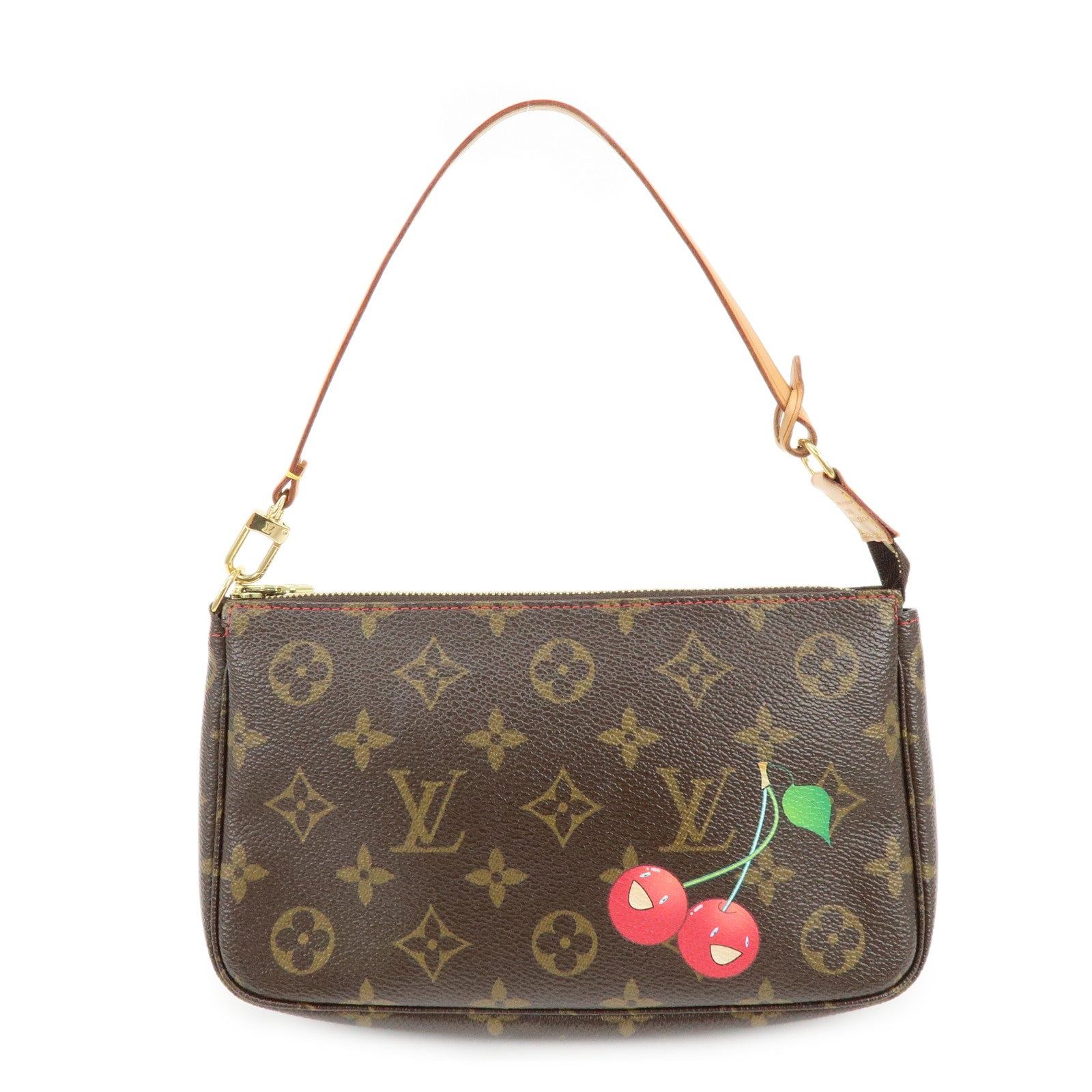 Louis Vuitton Monogram Cherry Pochette Accessoires Pouch M95008