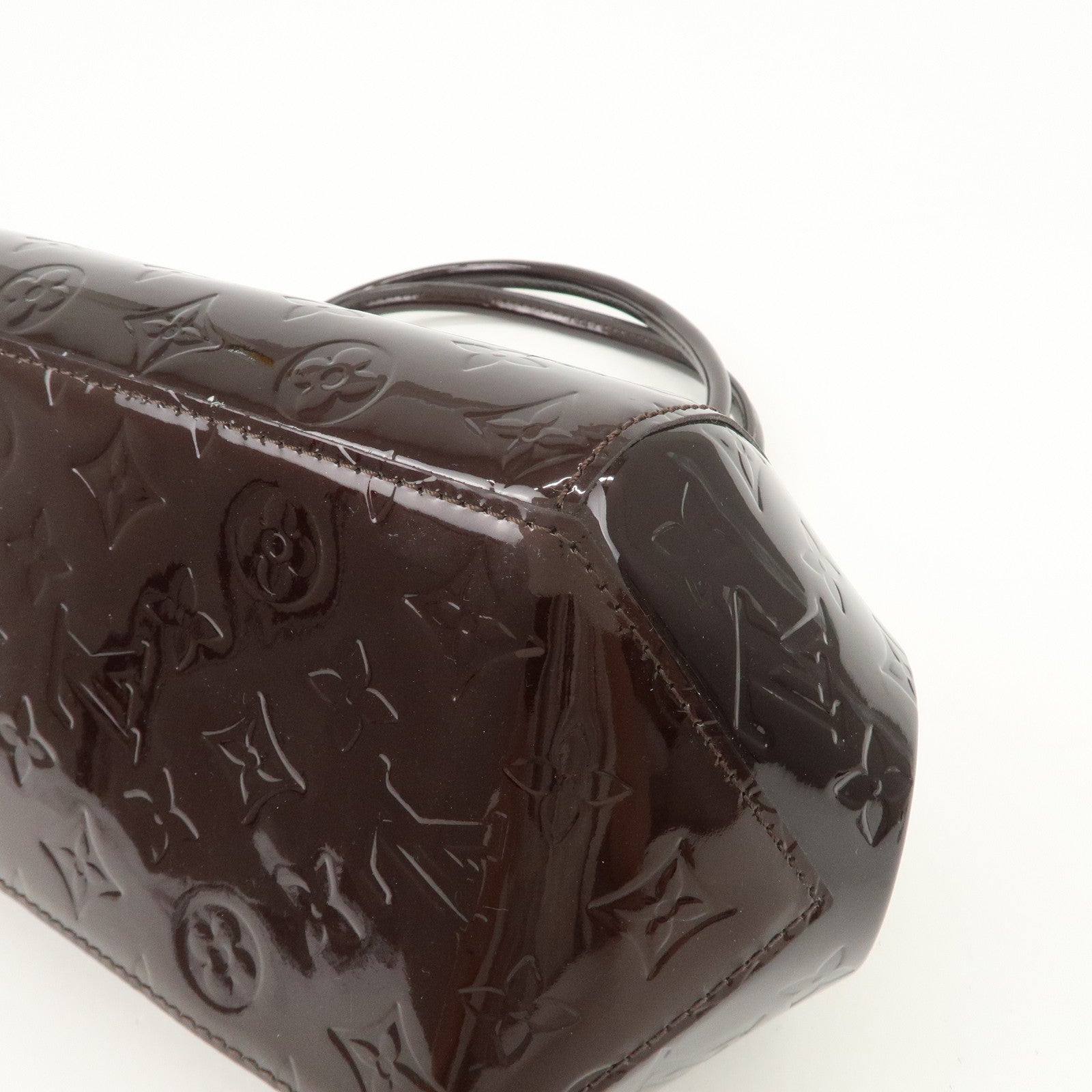 Louis Vuitton Monogram Vernis Leather Sherwood PM Hand Bag M91493