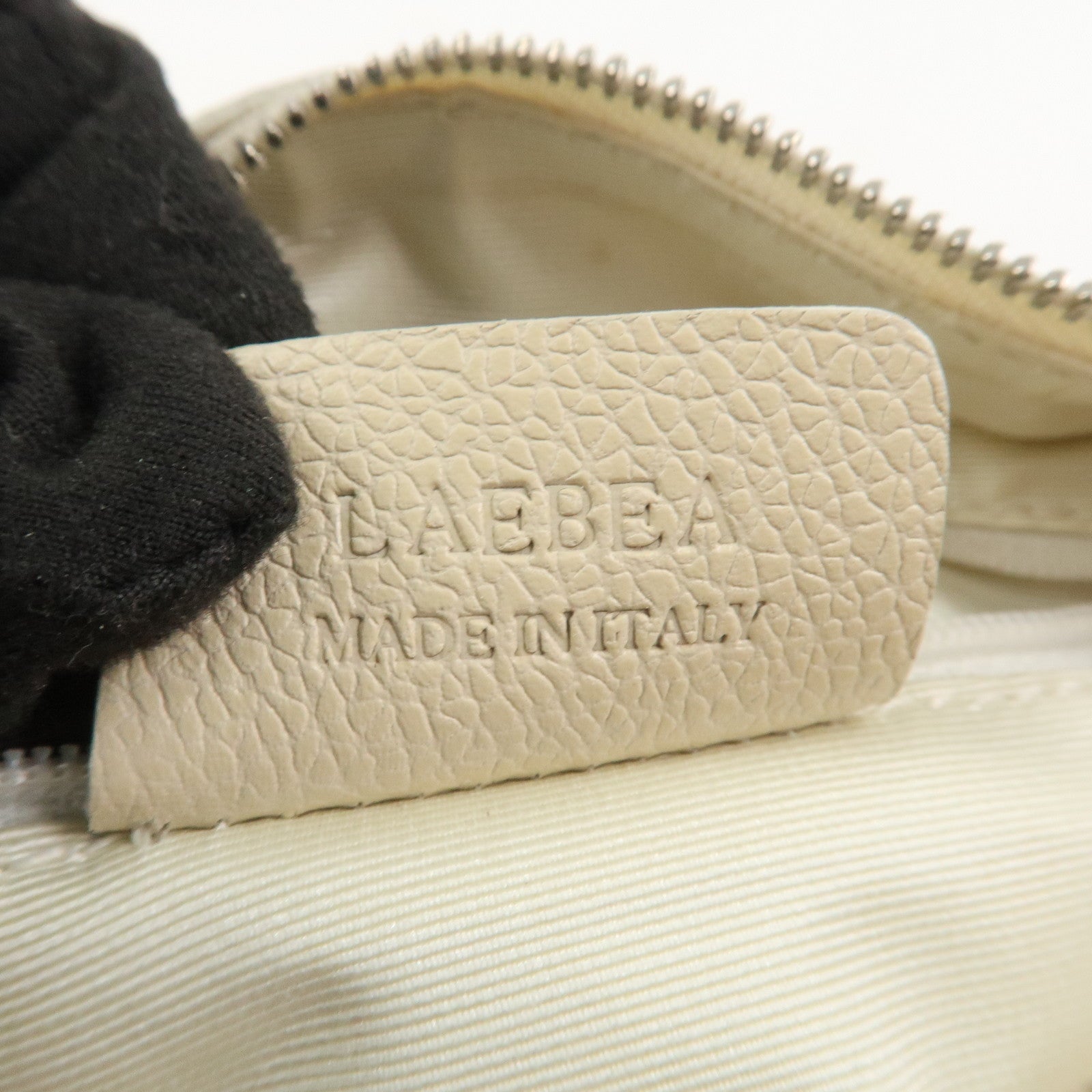 BVLGARI Logo Mania Canvas Leather Hand Bag Pink Ivory